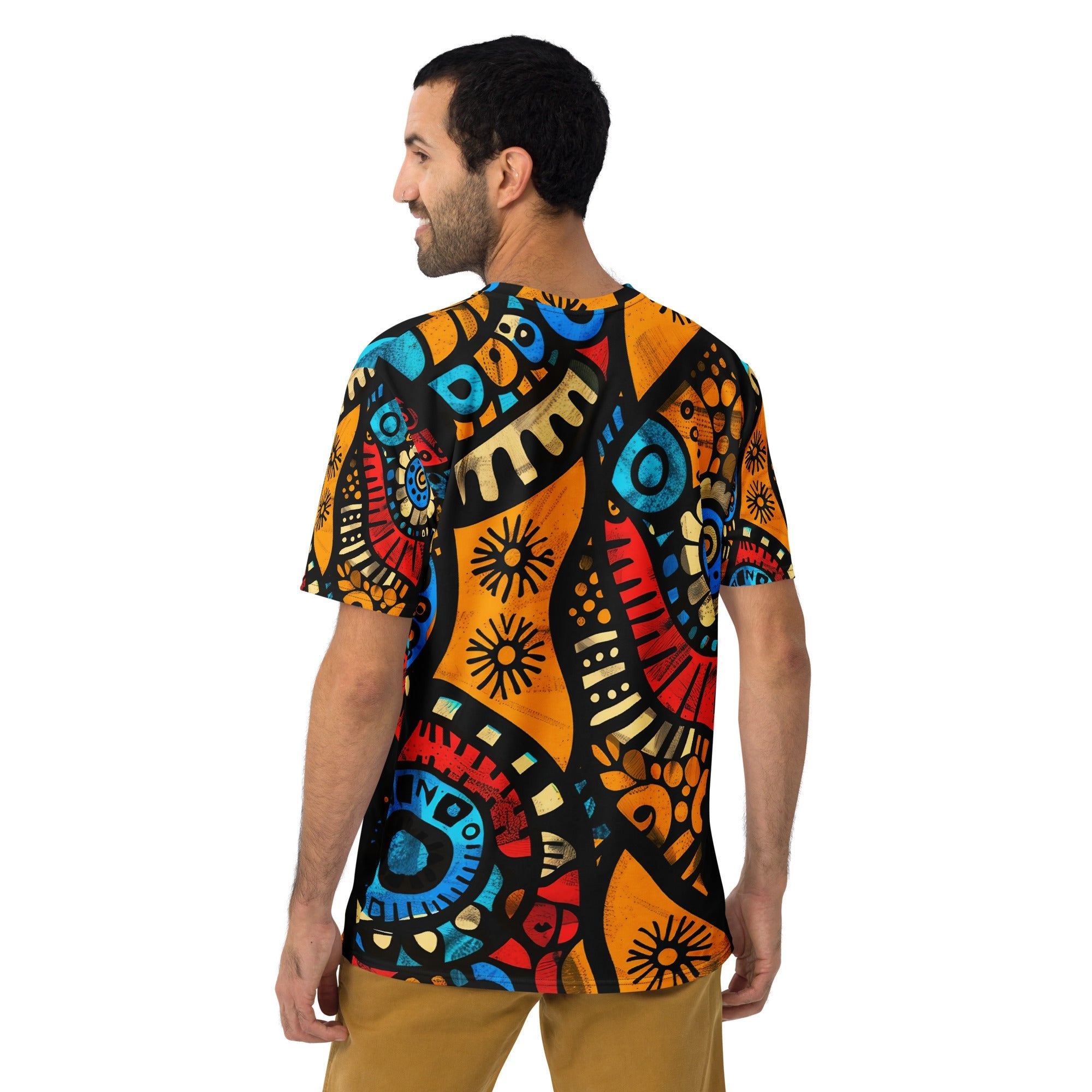 Bold African Tribal All - Over Print T-Shirt – Geometric Heritage Pattern - Craig Michael Design