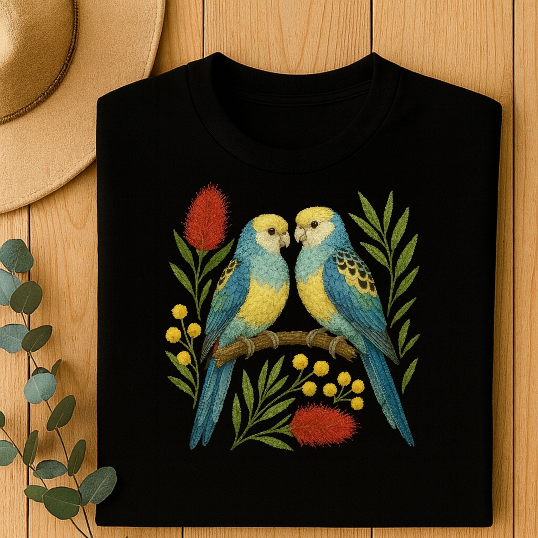 Budgerigar T-Shirt – Australian Native Bird Collection - Craig Michael Design