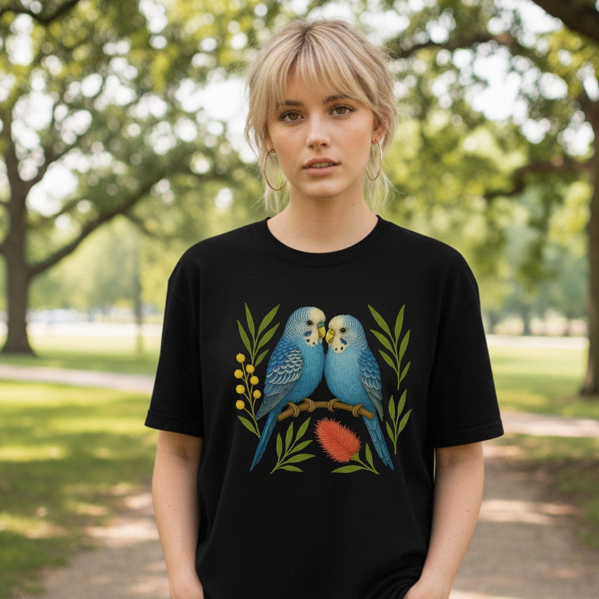 Budgerigar T-Shirt – Australian Native Bird Collection - Craig Michael Design