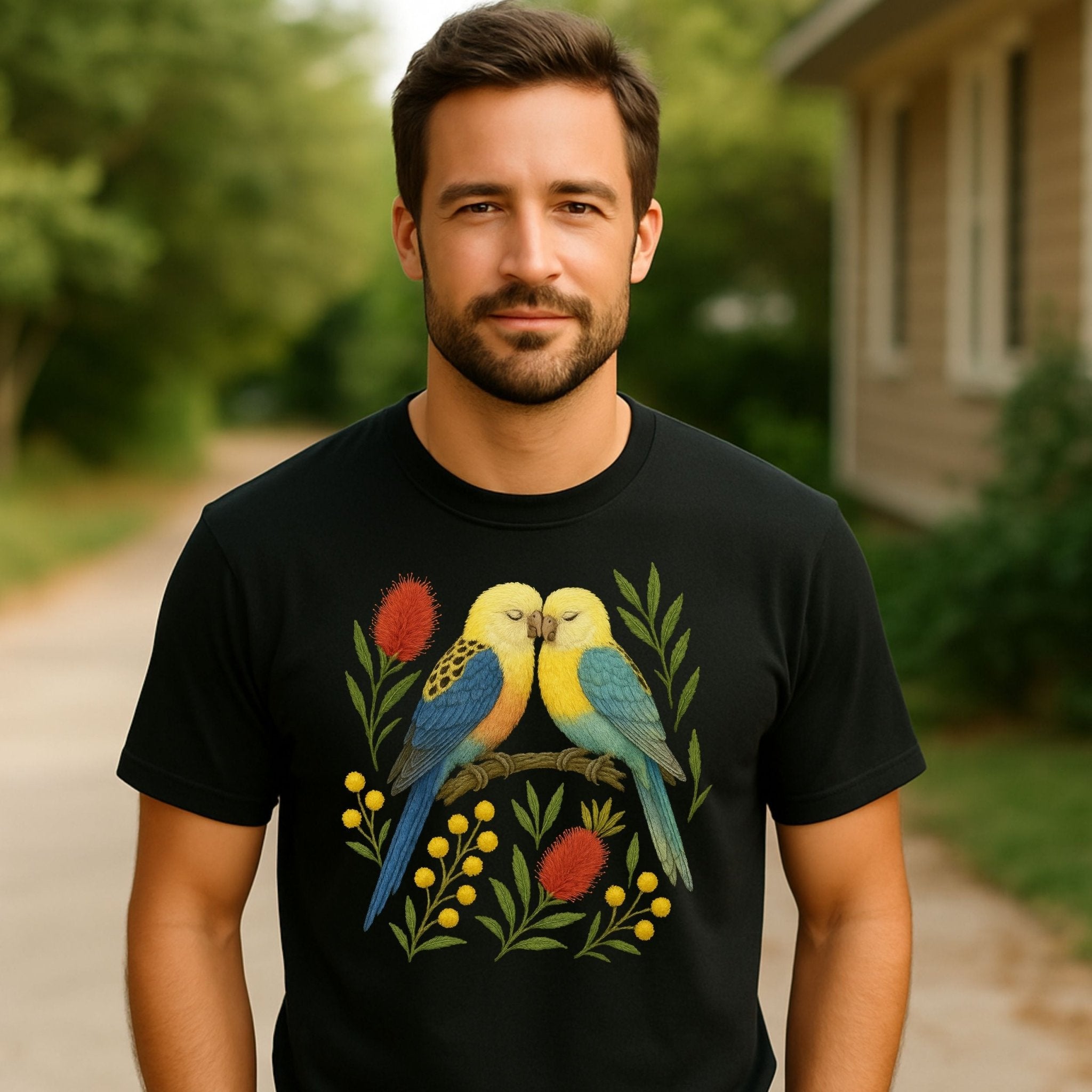 Budgie T-Shirt – Australian Native Bird Collection - Craig Michael Design