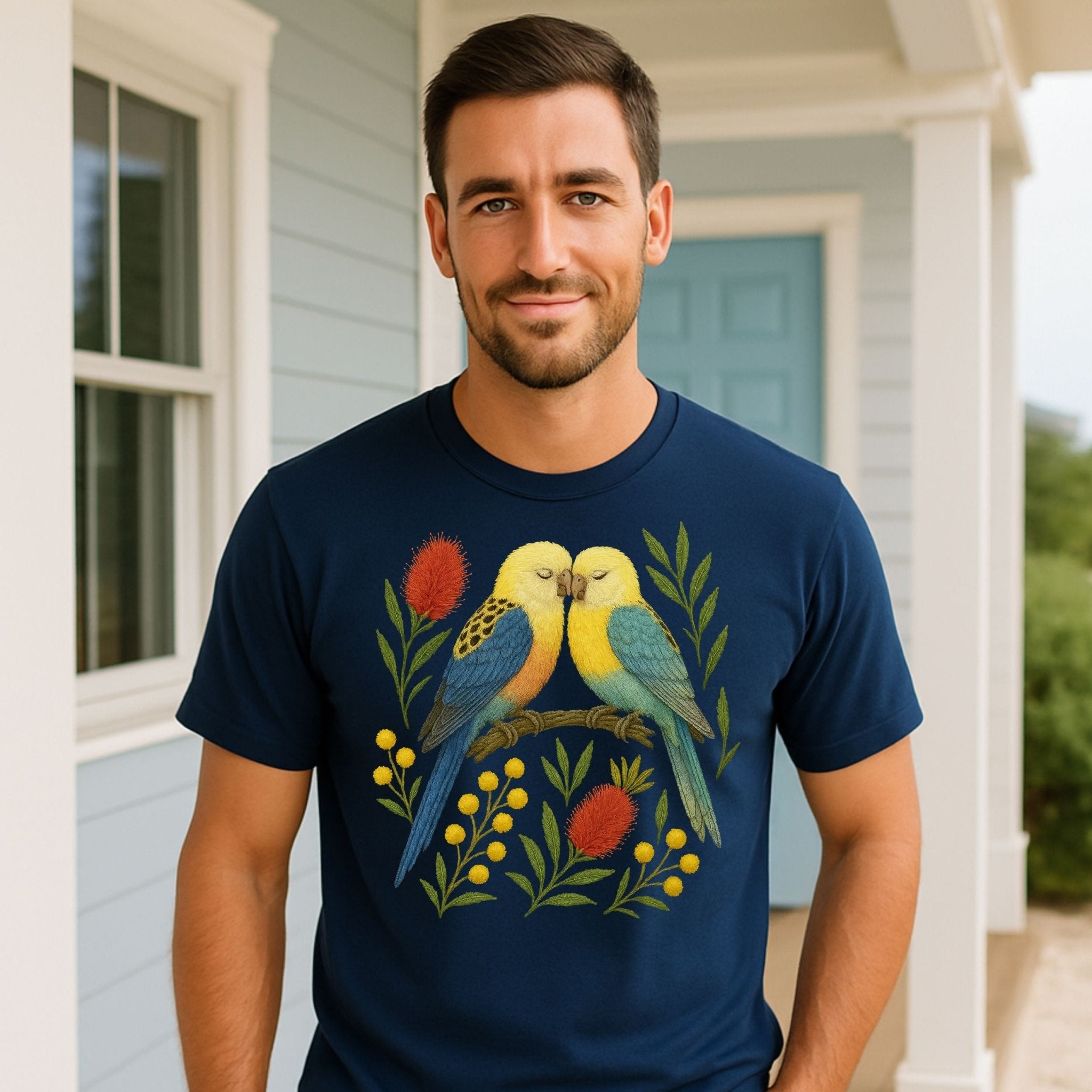Budgie T-Shirt – Australian Native Bird Collection - Craig Michael Design
