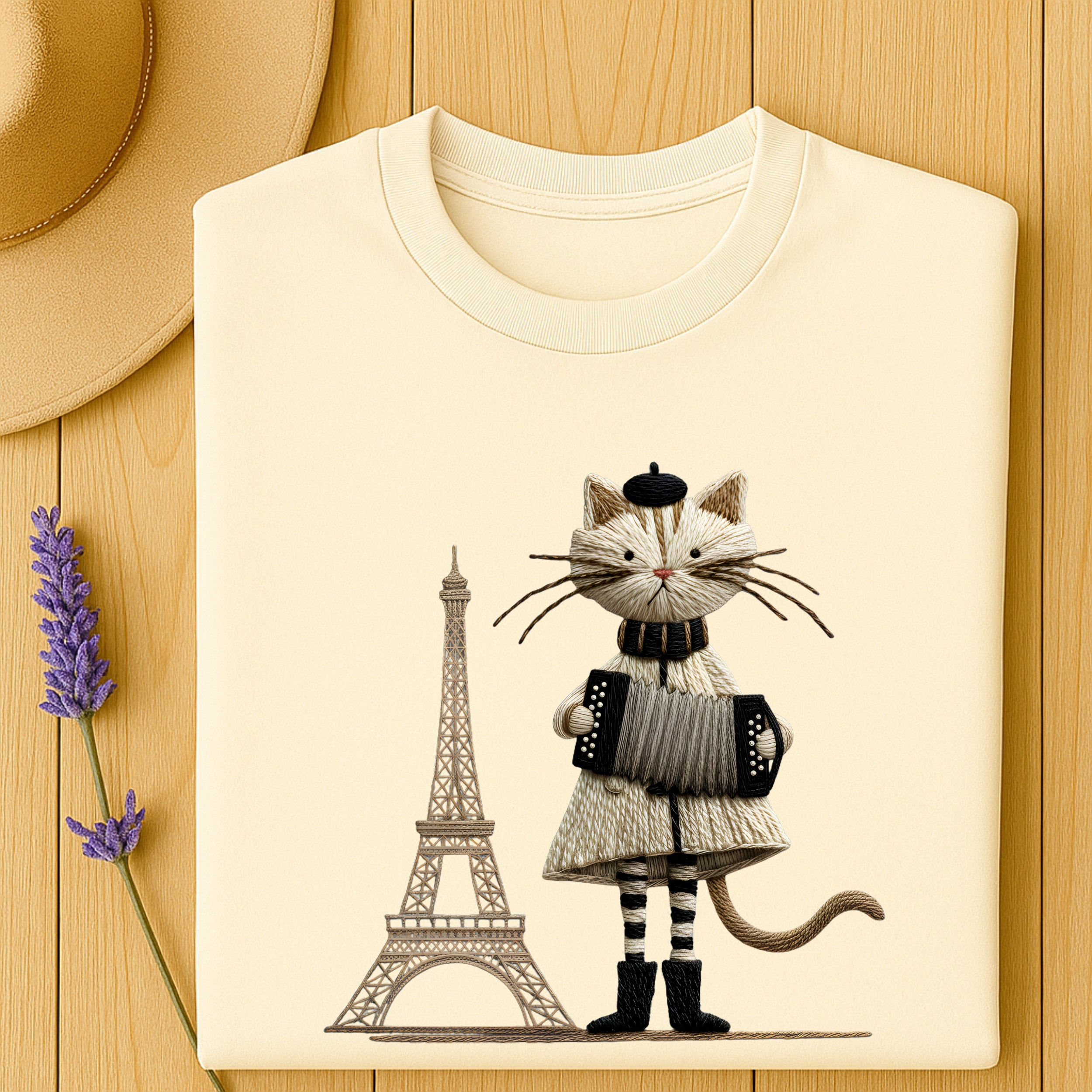 Paris Kitty T-Shirt – L’Accordéon
