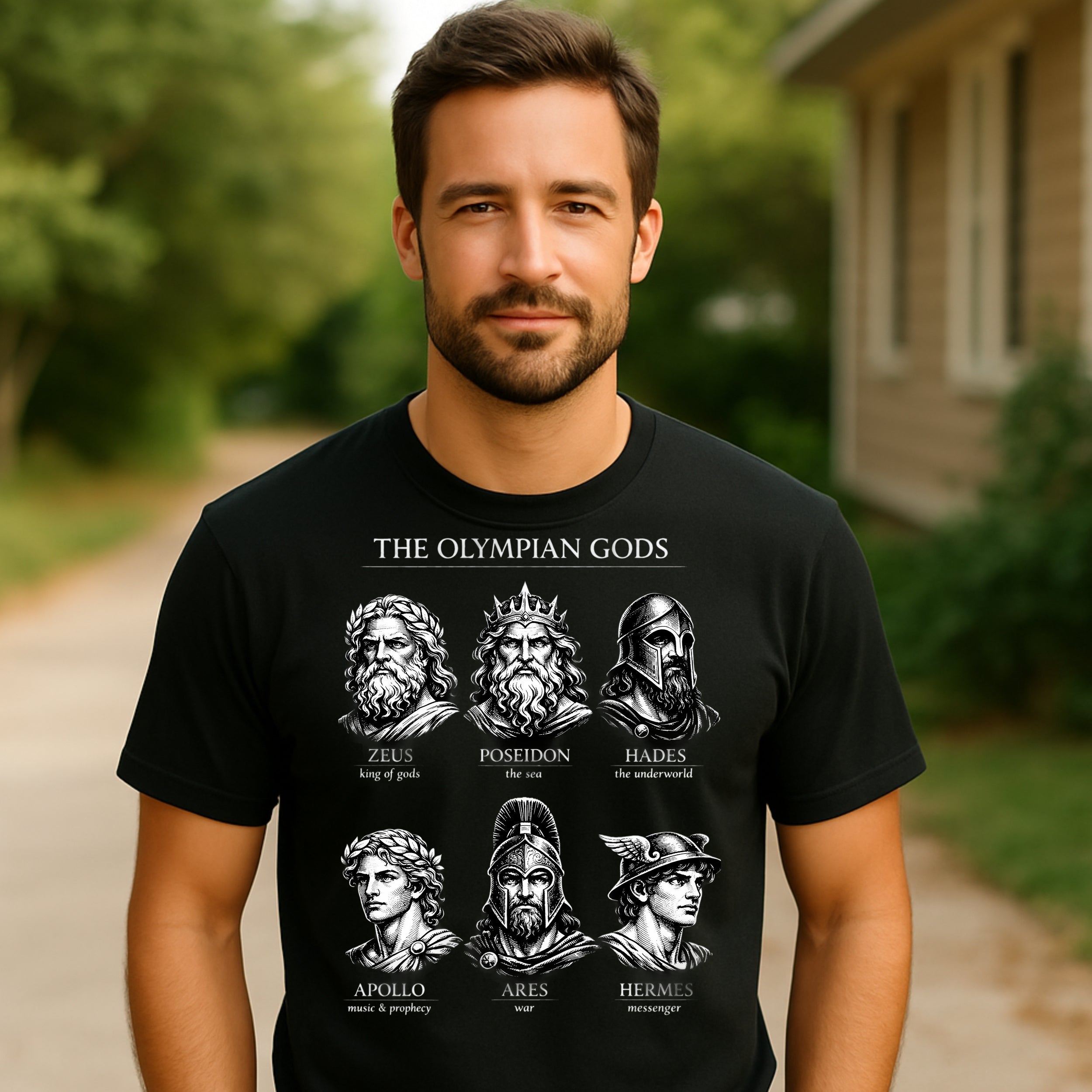 The Olympian Gods Zeus Poseidon Hades Apollo Ares Hermes Shirt