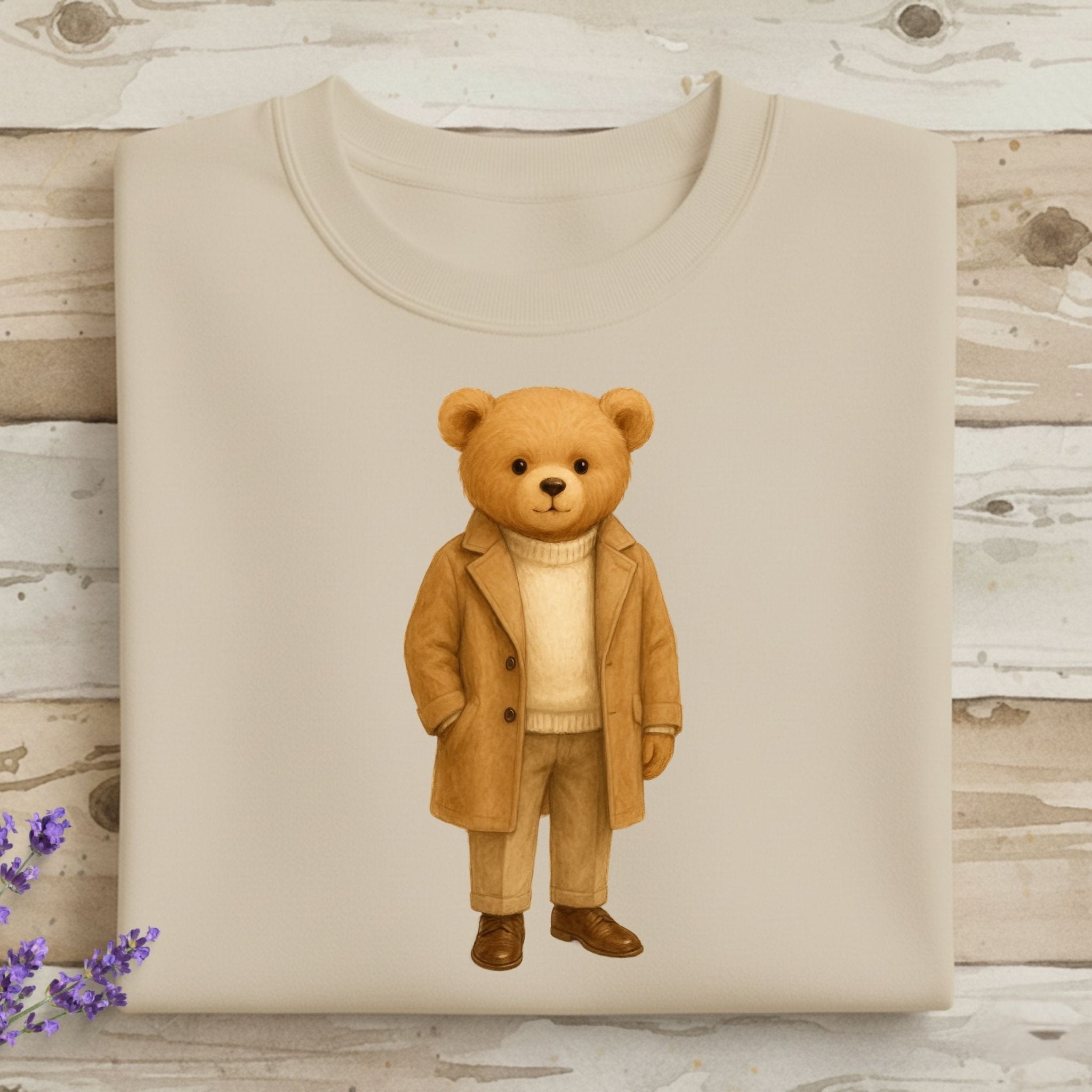 Camel Knit Teddy Sweatshirt - Craig Michael Design