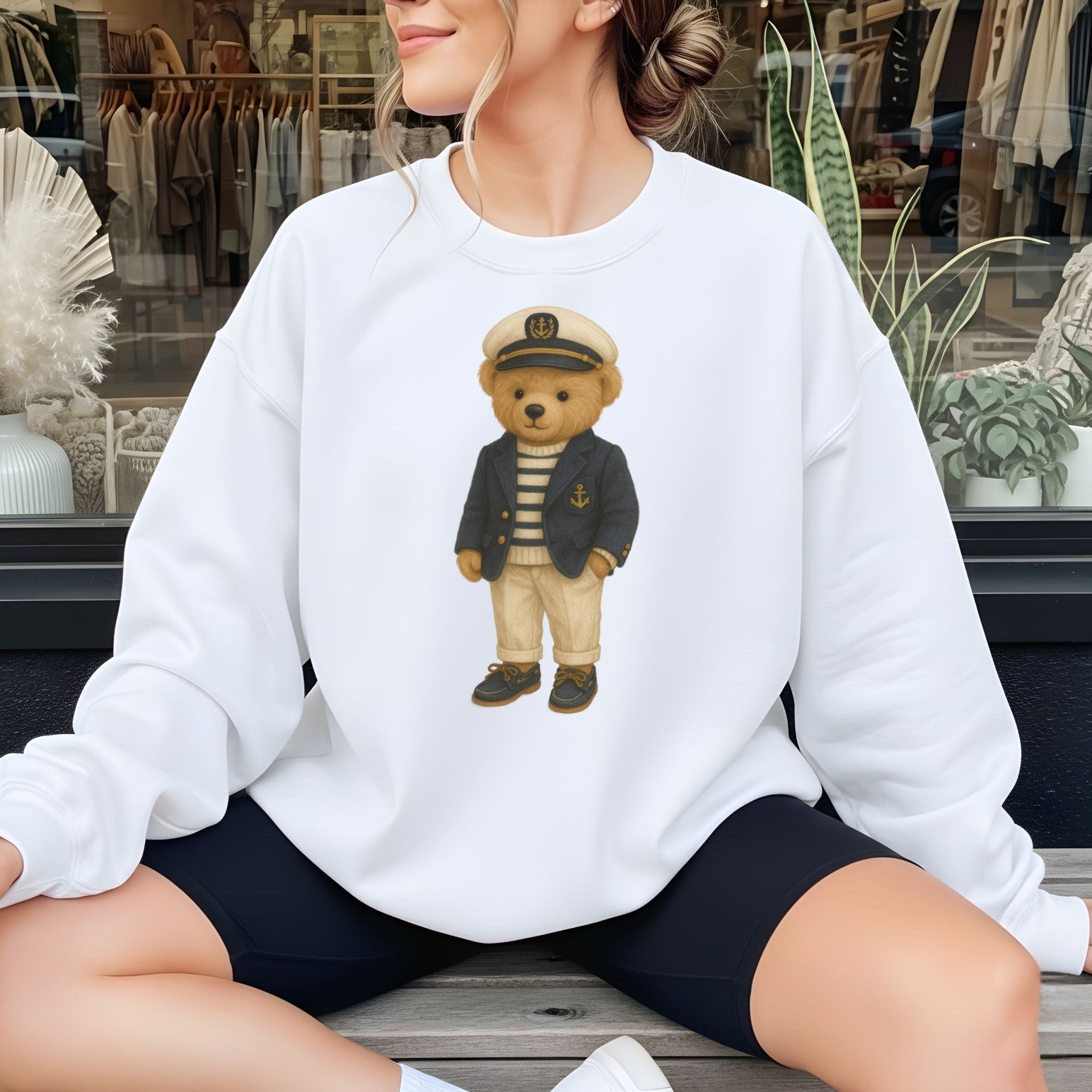 Captain Teddy Sweatshirt - Craig Michael Design
