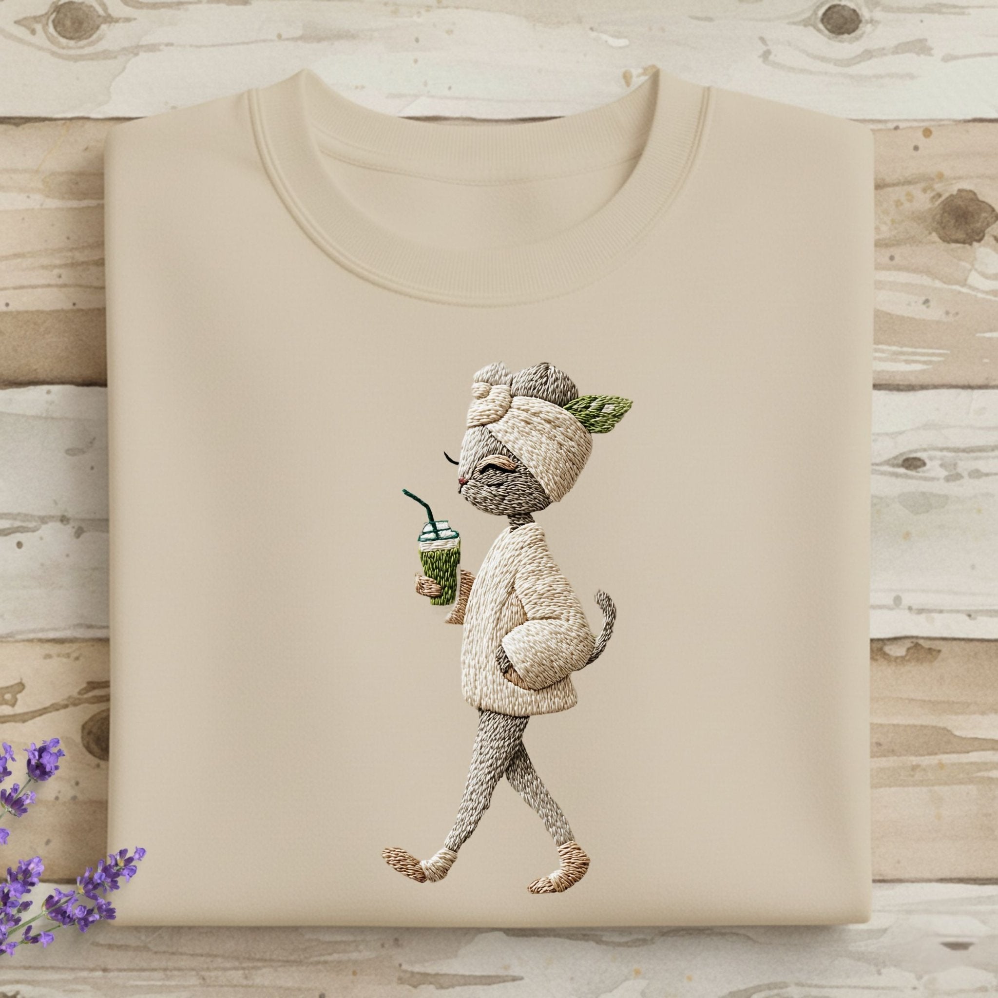 Cat T-Shirt, Spa Day Cat, Relaxing Cat, Coffee Cat T-Shirt, Funny Cat T-Shirt, Unique Cat Design T-Shirt, Cute Animal T-Shirt, Gift for Cat - Craig Michael Design