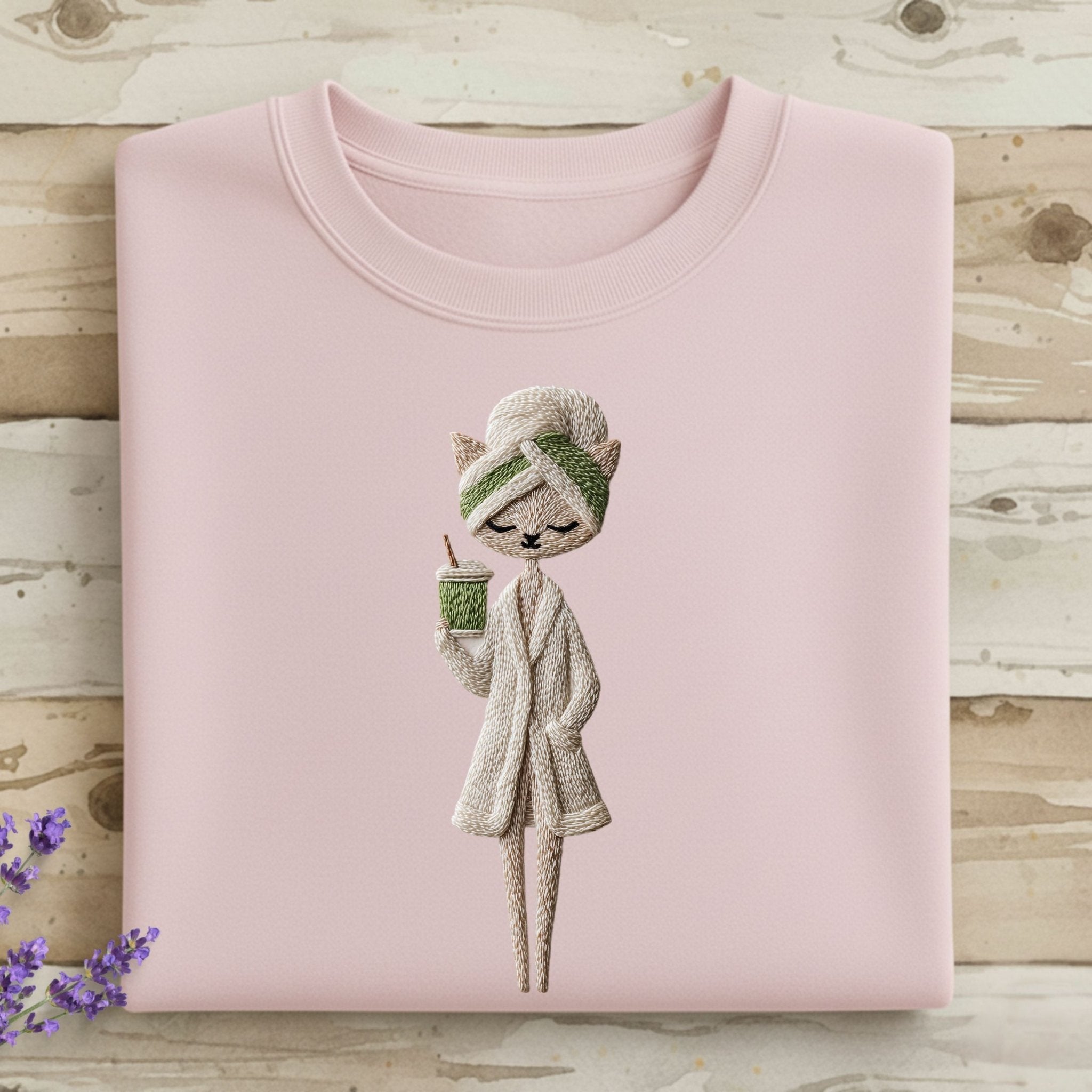 Cat T-Shirt, Spa Day Kitten Shirt, Relaxing Feline Tee, Funny Animal Lover Gift, Cute Pet Graphic Top, Kitty Design, Spa Cat T-Shirt - Craig Michael Design