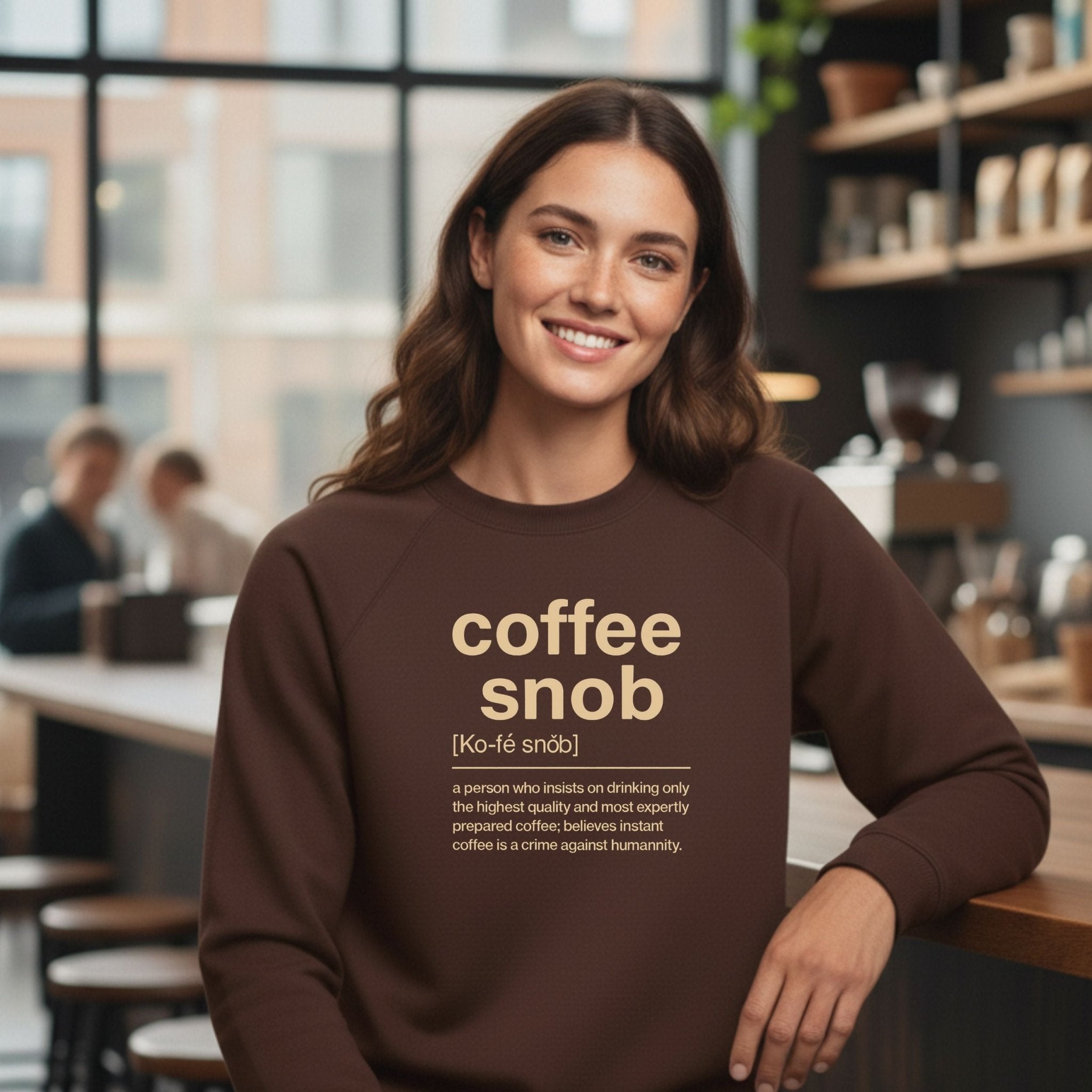 Coffee Snob Sweatshirt - Craig Michael Design