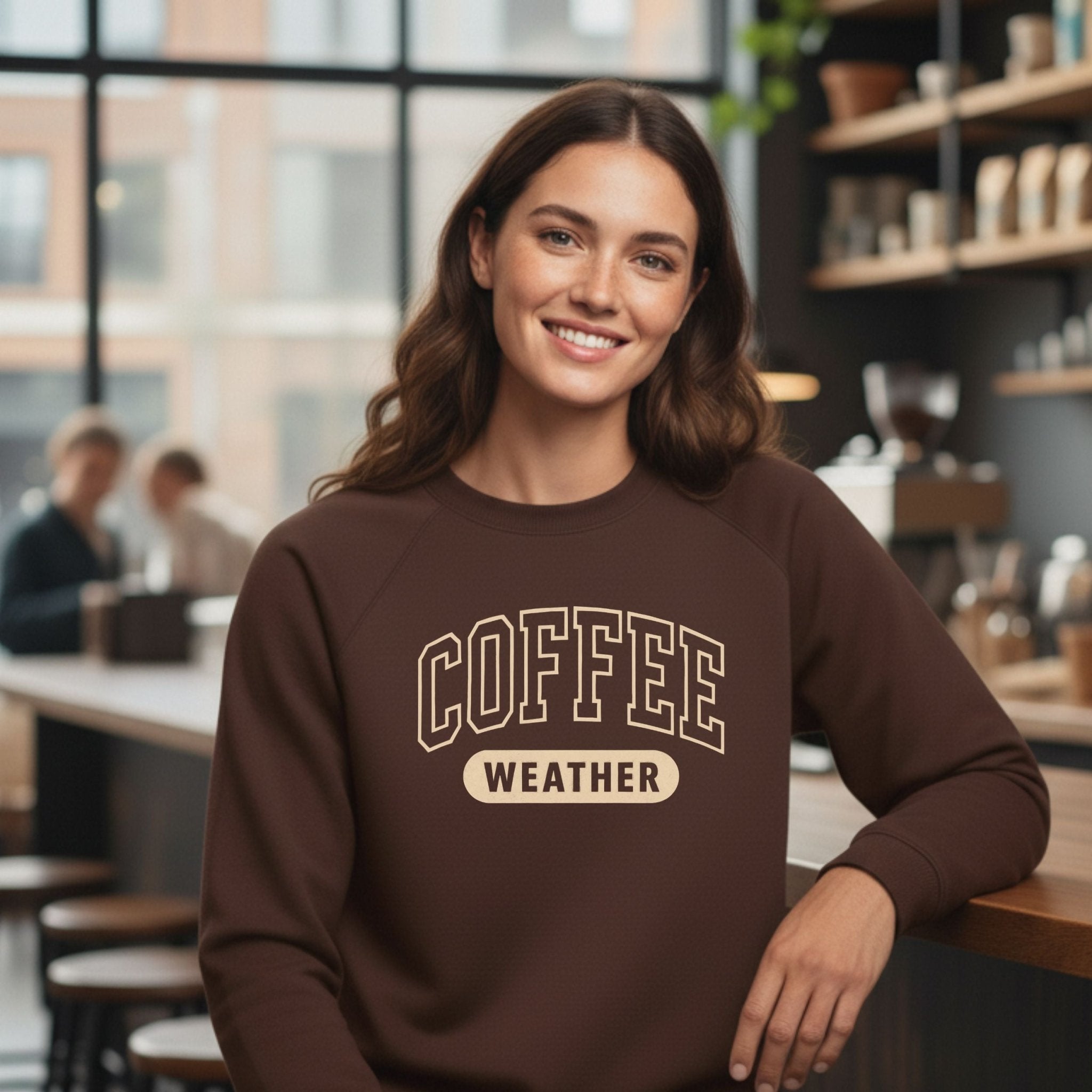 Coffee Weather Retro Sweatshirt - Craig Michael Design