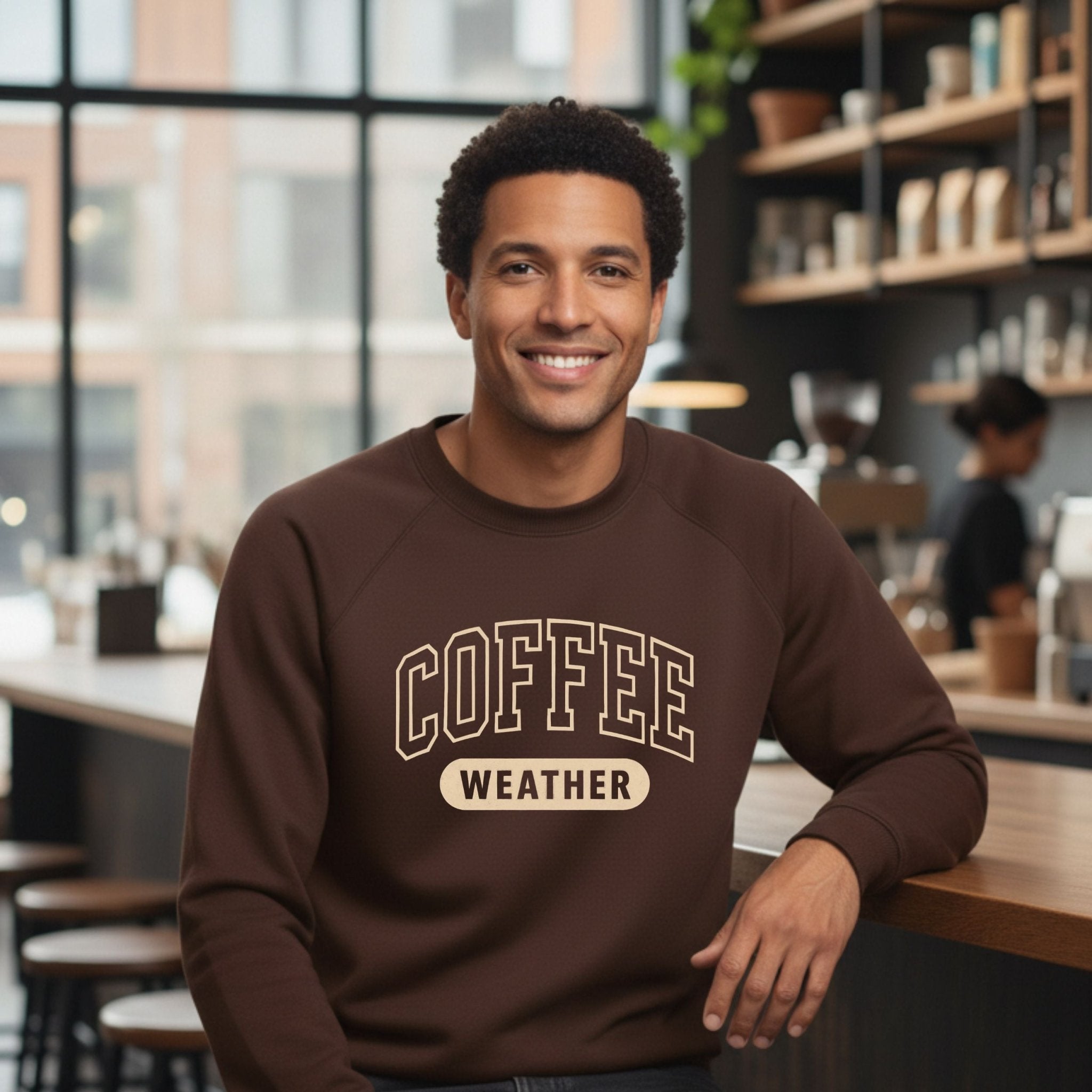 Coffee Weather Retro Sweatshirt - Craig Michael Design