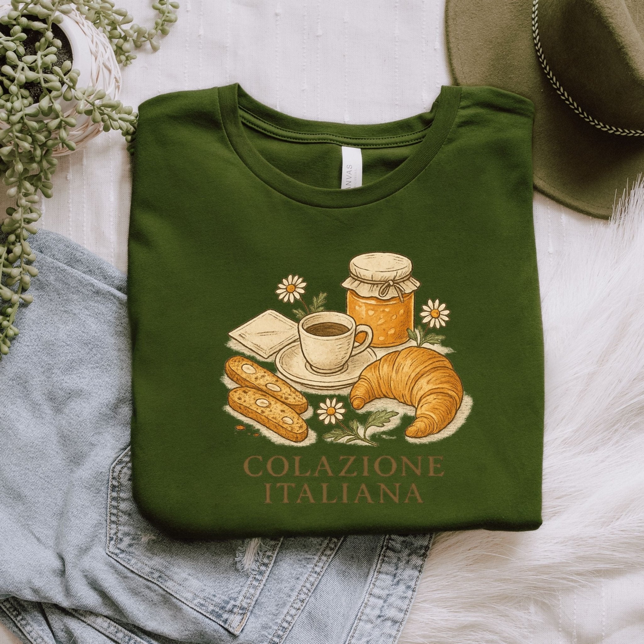 Colazione Italiana T-Shirt, Italian Breakfast Tee - Craig Michael Design