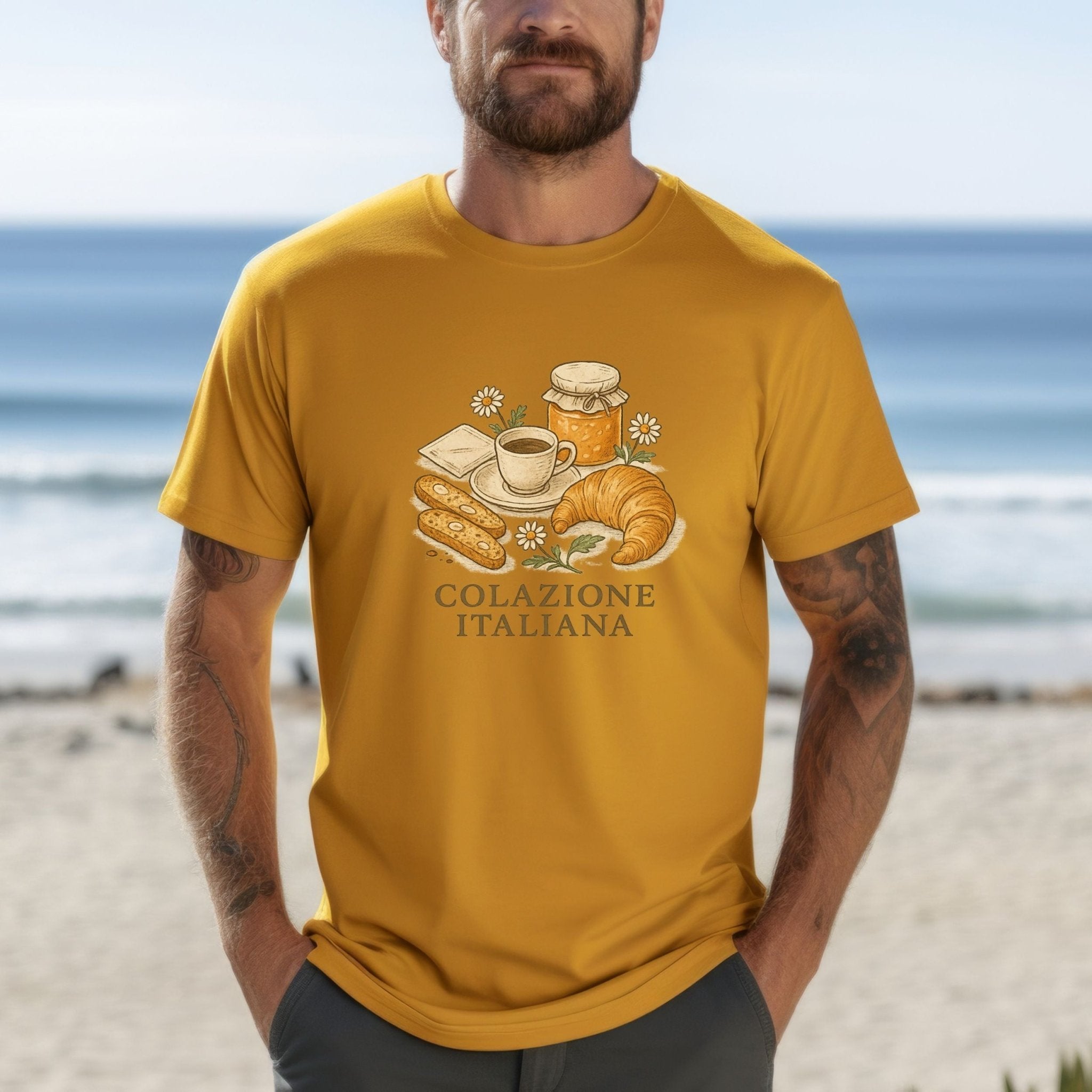Colazione Italiana T-Shirt, Italian Breakfast Tee - Craig Michael Design