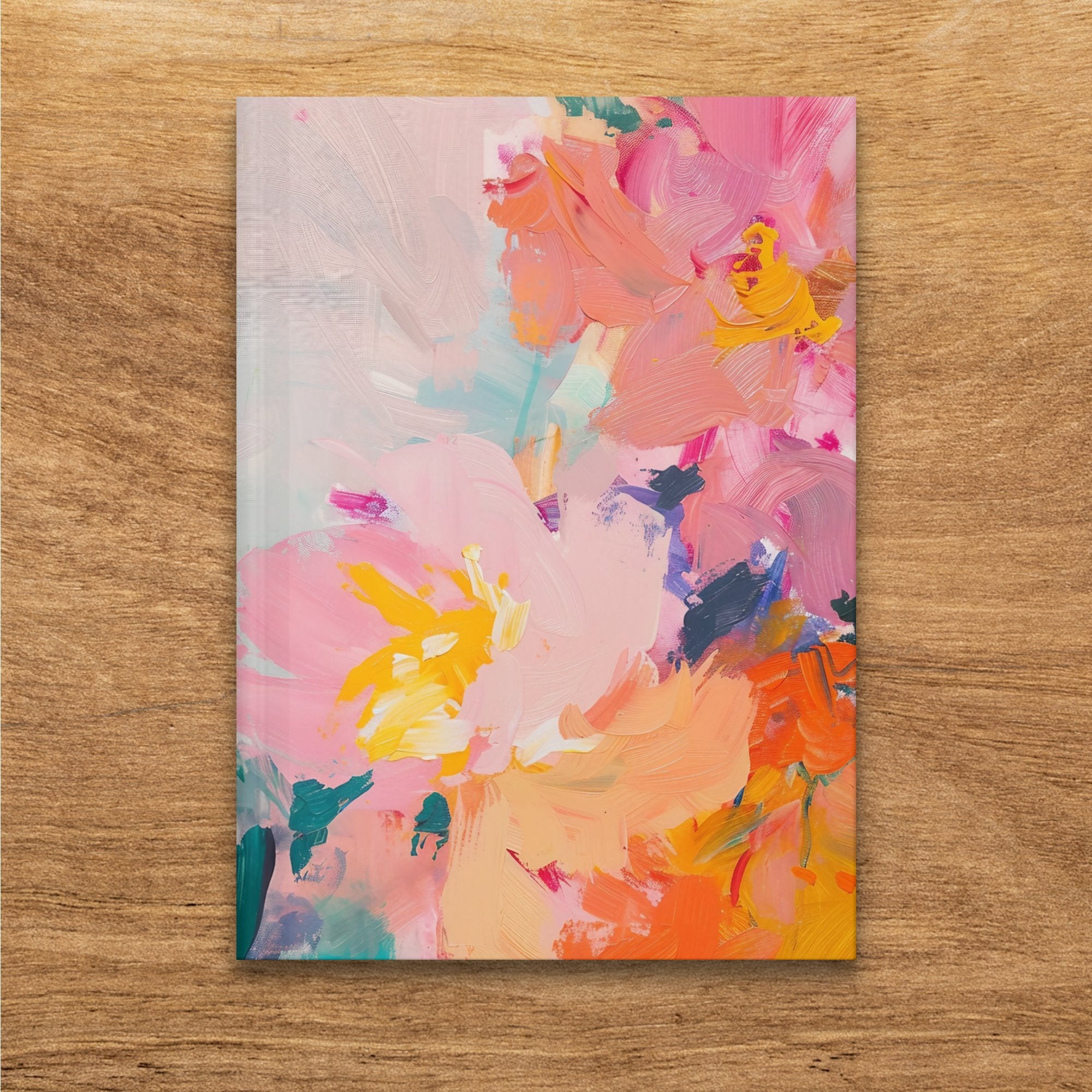 Colorful Abstract Art Journal, Creative Notebook for Writing and Drawing, Unique Artist Gift, Stationery for Artists, Art Lovers - Craig Michael Design