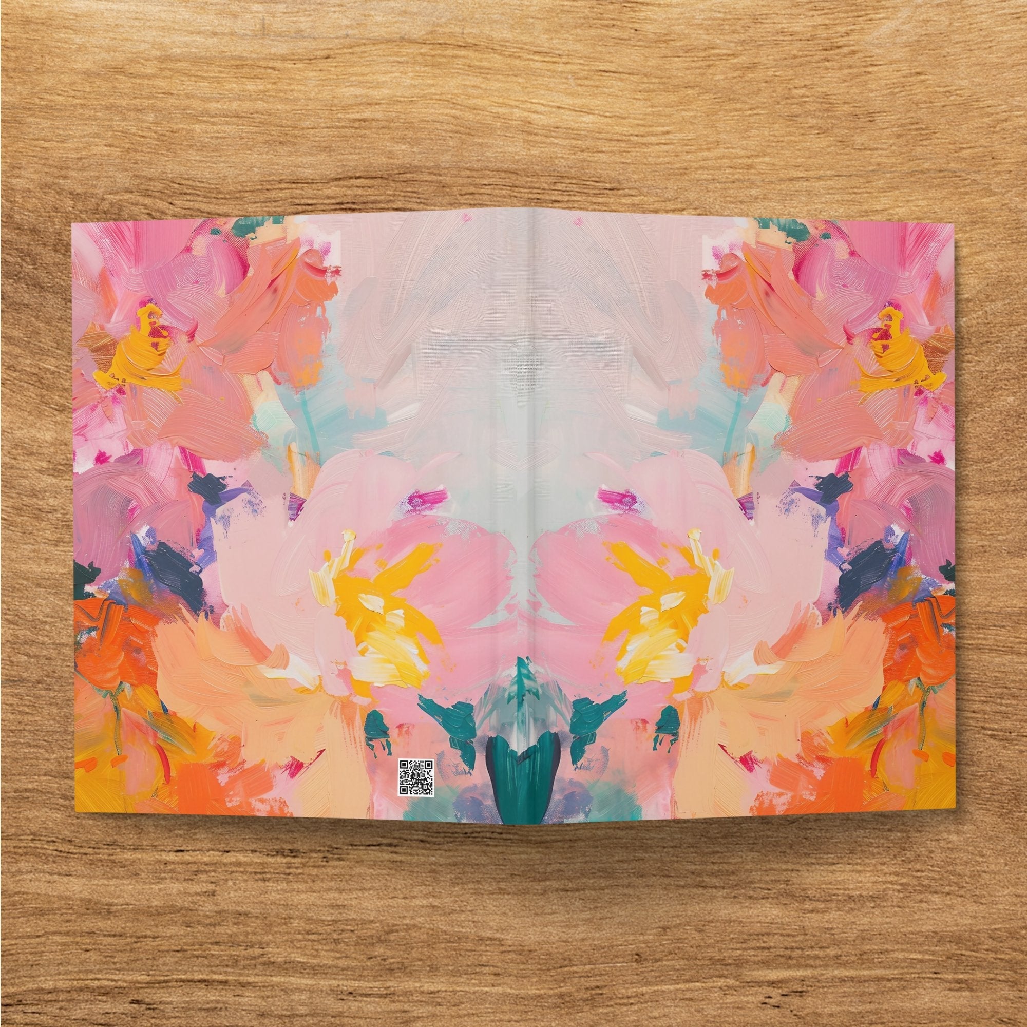 Colorful Abstract Art Journal, Creative Notebook for Writing and Drawing, Unique Artist Gift, Stationery for Artists, Art Lovers - Craig Michael Design