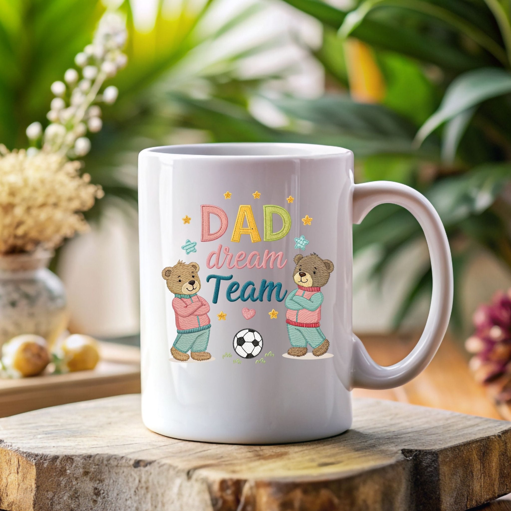 Dad Dream Team Mug, Gay Fathers Day Gift - Craig Michael Design