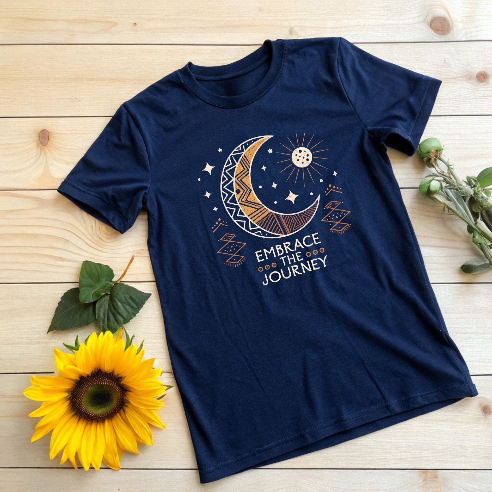 Embrace The Journey T-Shirt – Celestial & Inspirational Design - Craig Michael Design