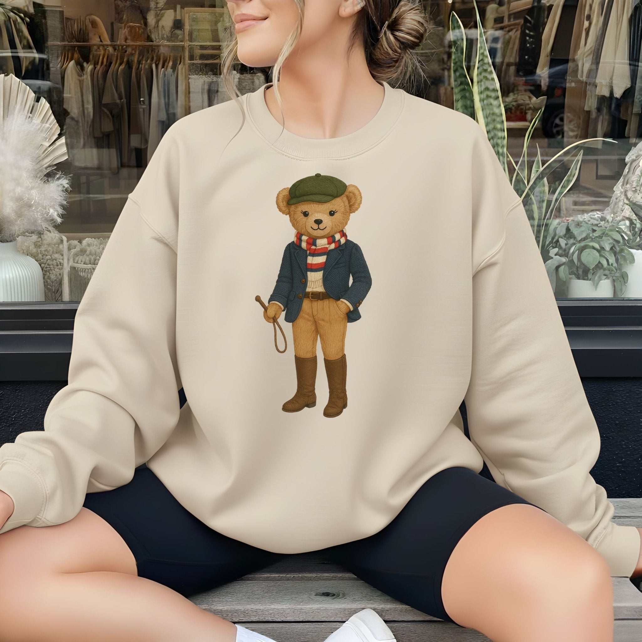 Equestrian Teddy Sweatshirt - Craig Michael Design