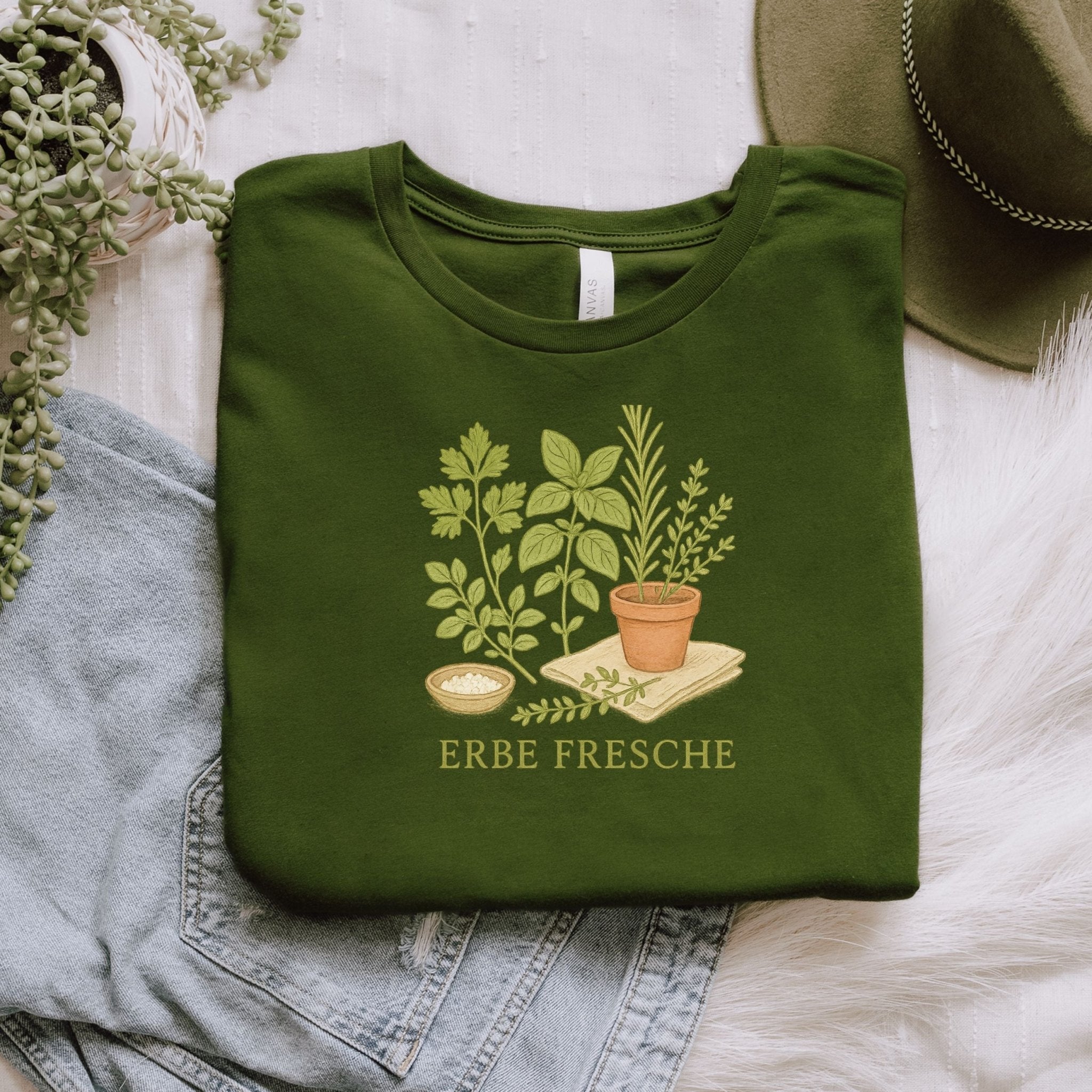 Erbe Fresche T-Shirt, Italian Herb Tee - Craig Michael Design
