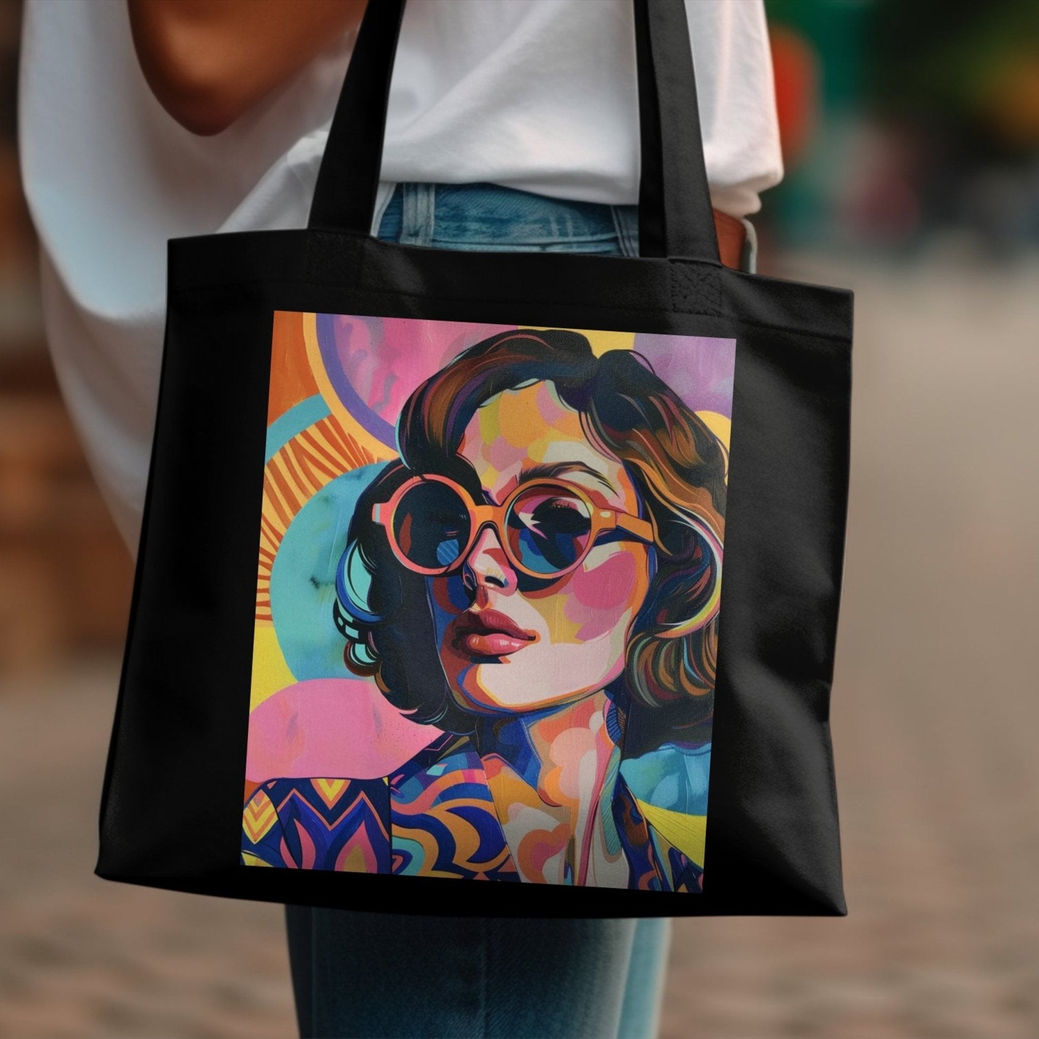 Evelyn LaRue – Vintage Glamour Tote Bag - Craig Michael Design