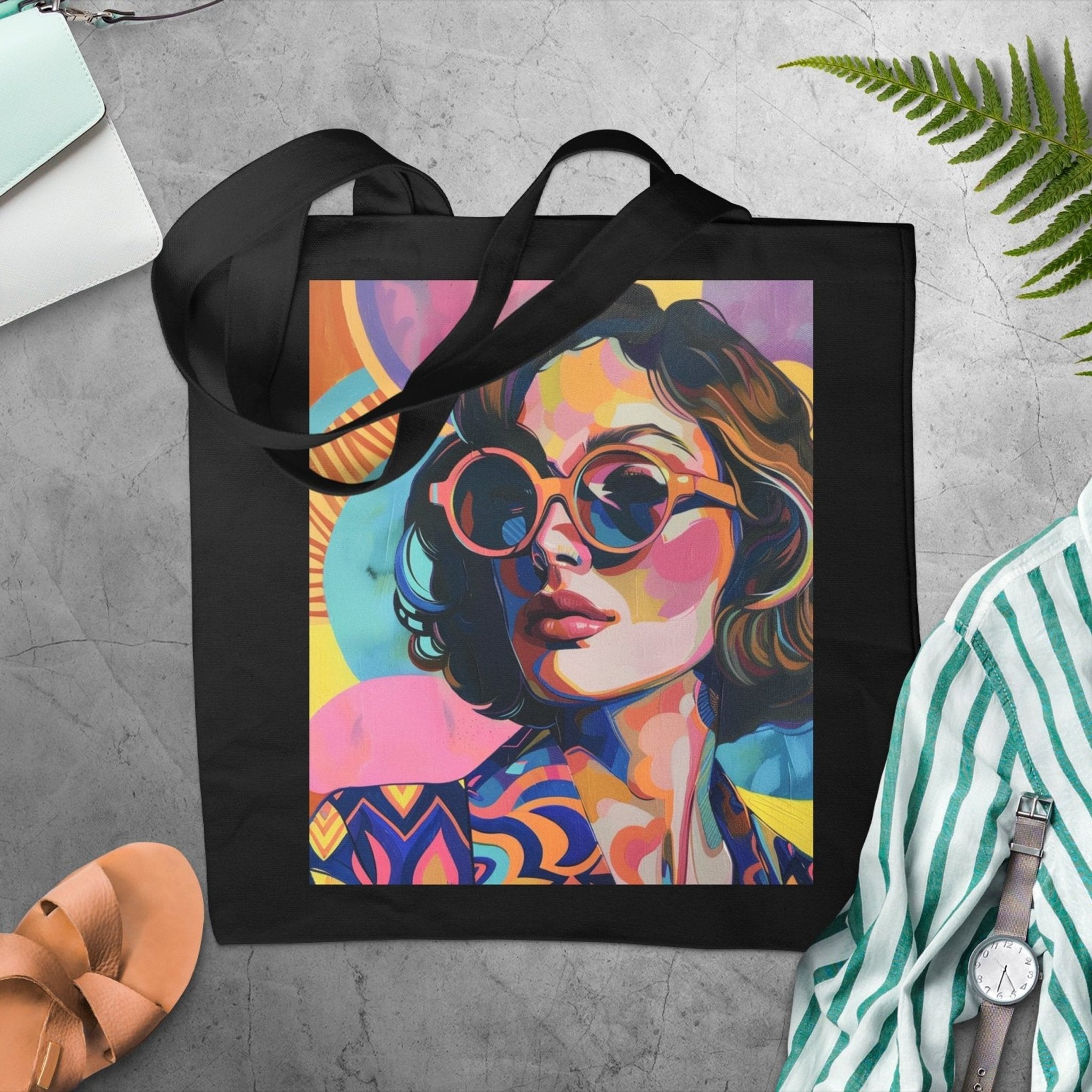 Evelyn LaRue – Vintage Glamour Tote Bag - Craig Michael Design