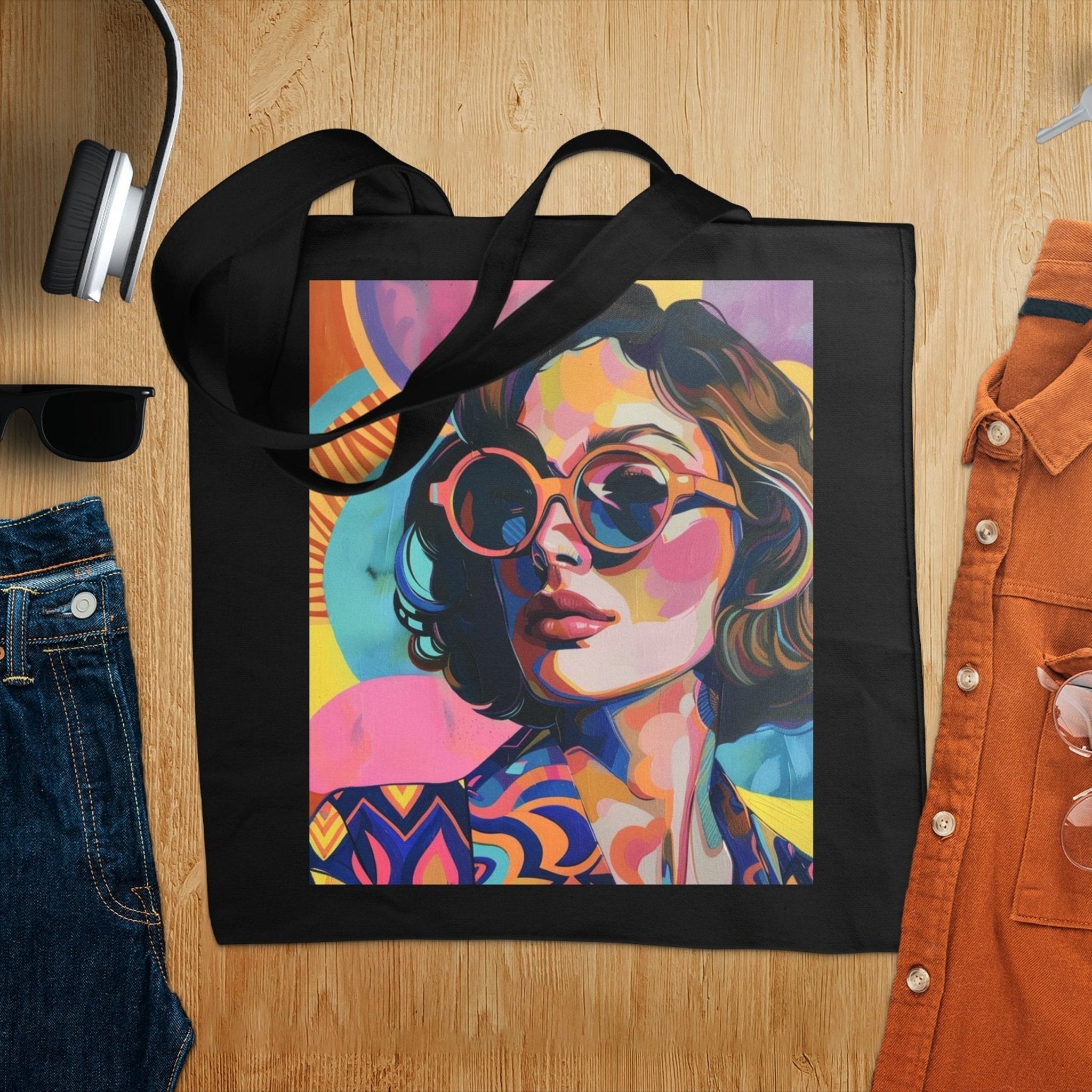 Evelyn LaRue – Vintage Glamour Tote Bag - Craig Michael Design