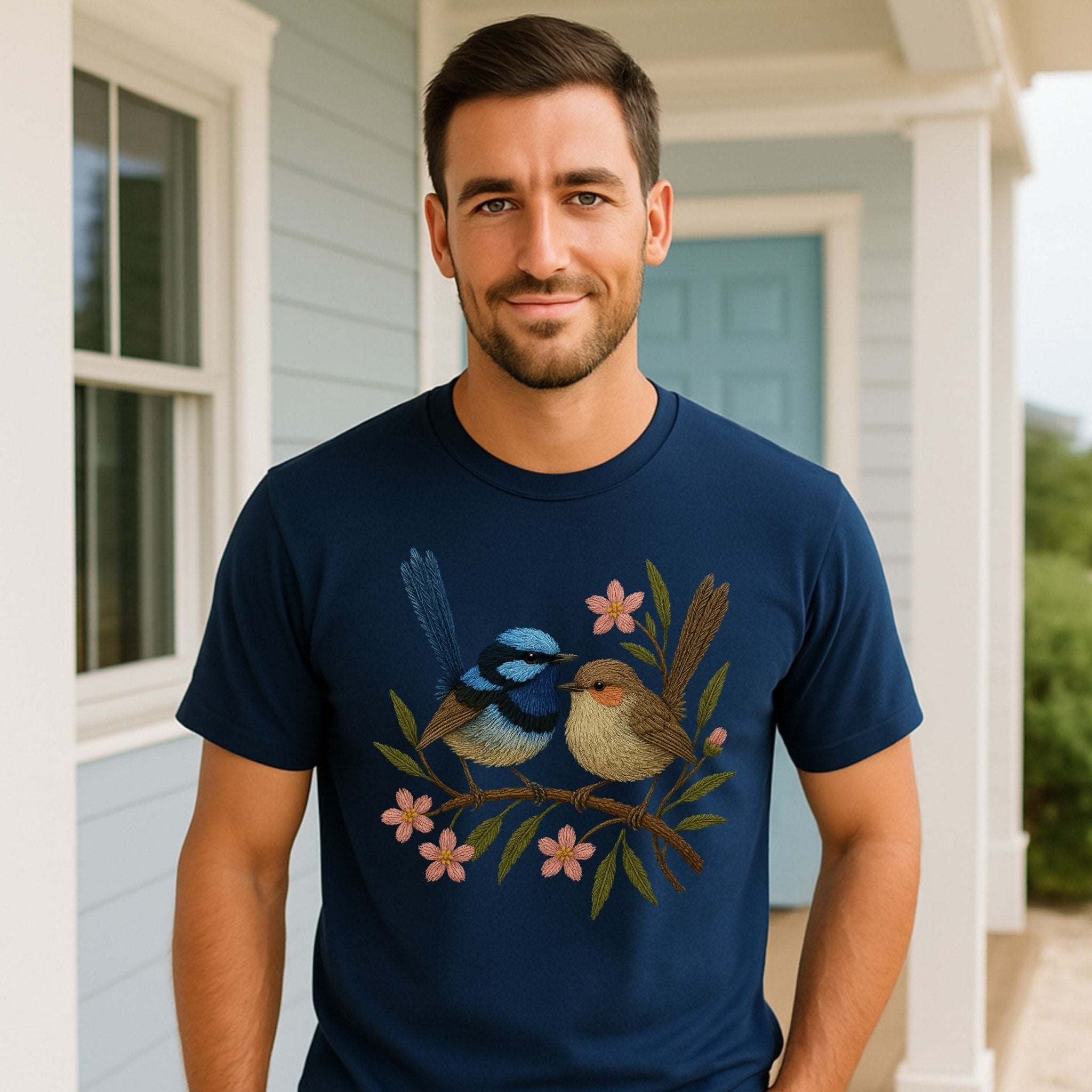 Fairy Wren & Robin T-Shirt – Australian Native Bird Collection - Craig Michael Design