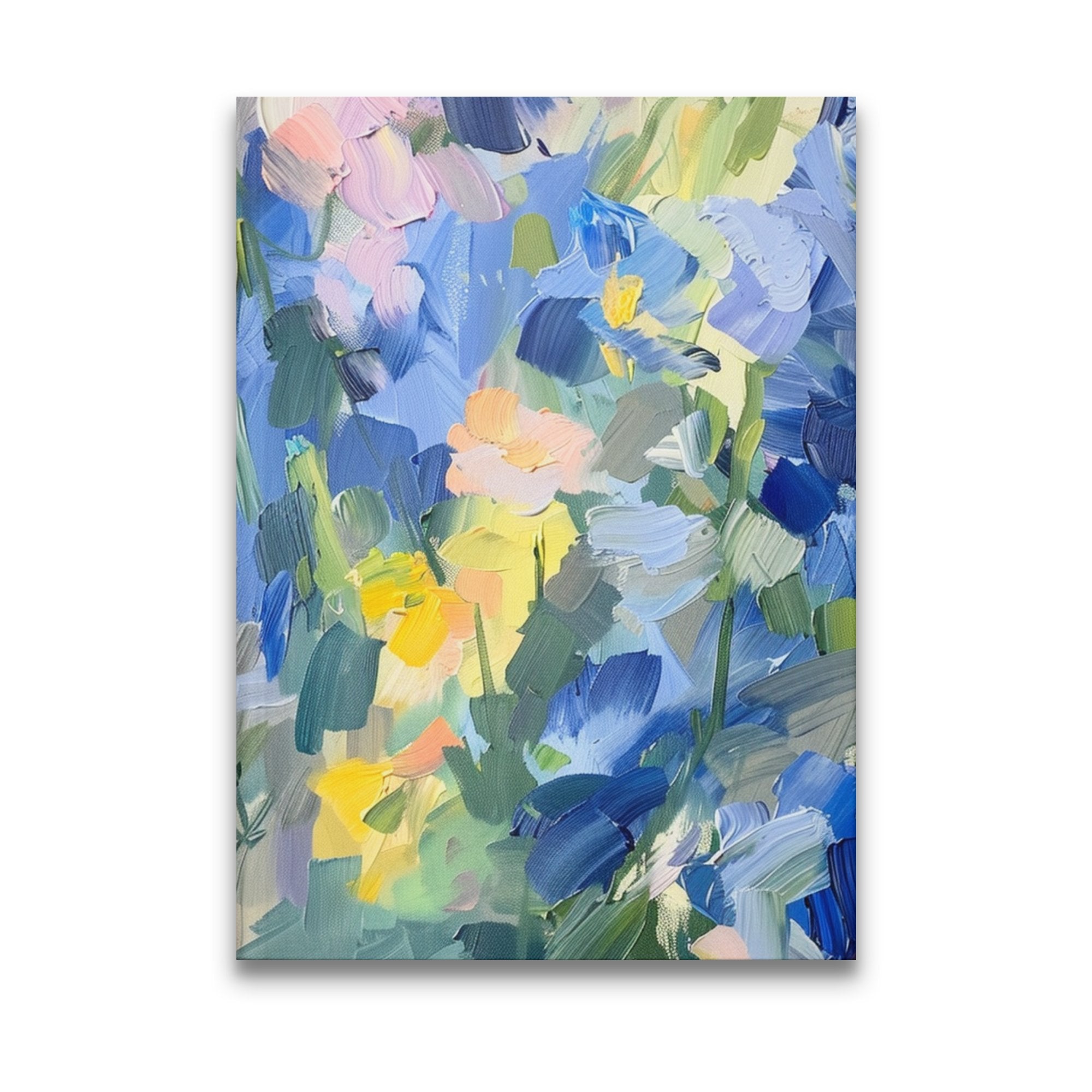 Floral Abstract Art Journal, Colorful Painting Print Notebook, Artistic Diary, Unique Gift for Artists, Sketchbook with Abstract Art - Craig Michael Design