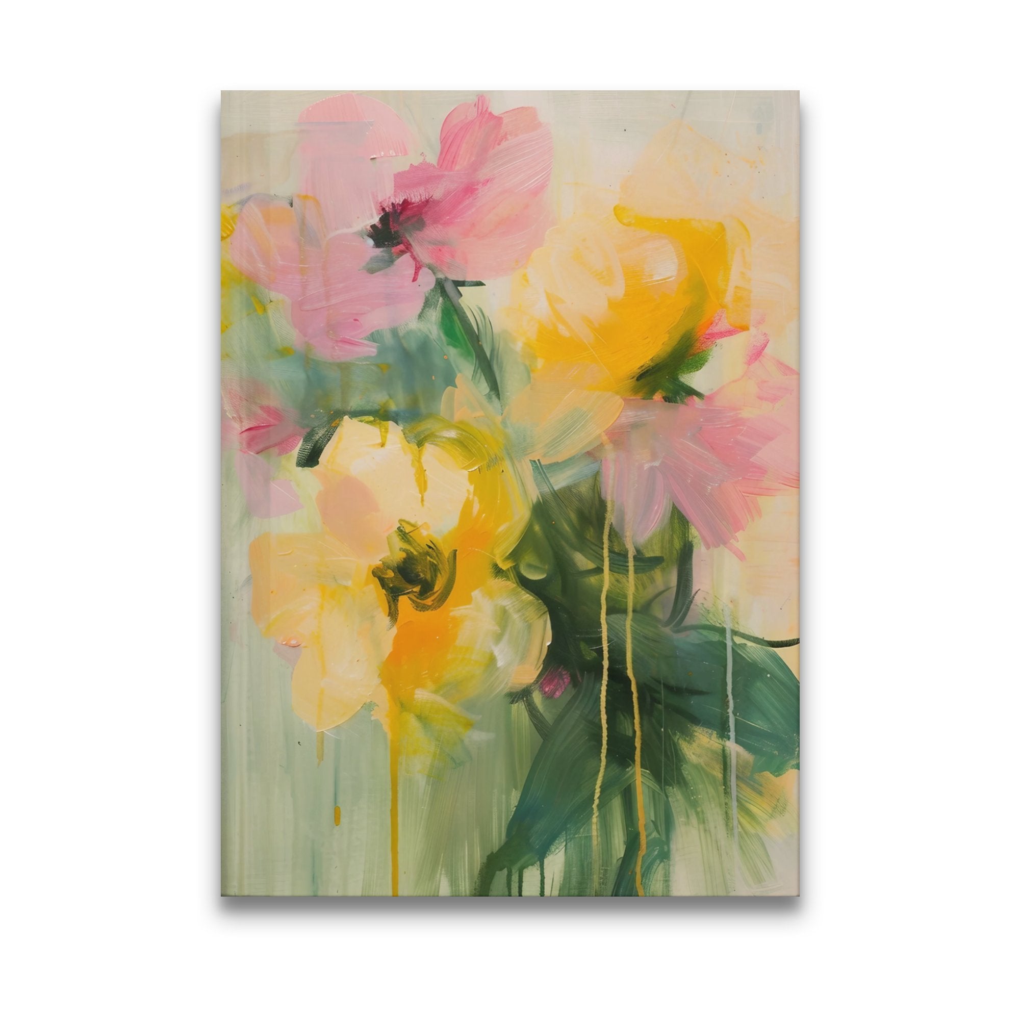 Floral Abstract Journal, Artist Painting Notebook, Artistic Sketchbook, Unique Diary, Colorful Floral Design, Gifts for Writers, Art Book - Craig Michael Design