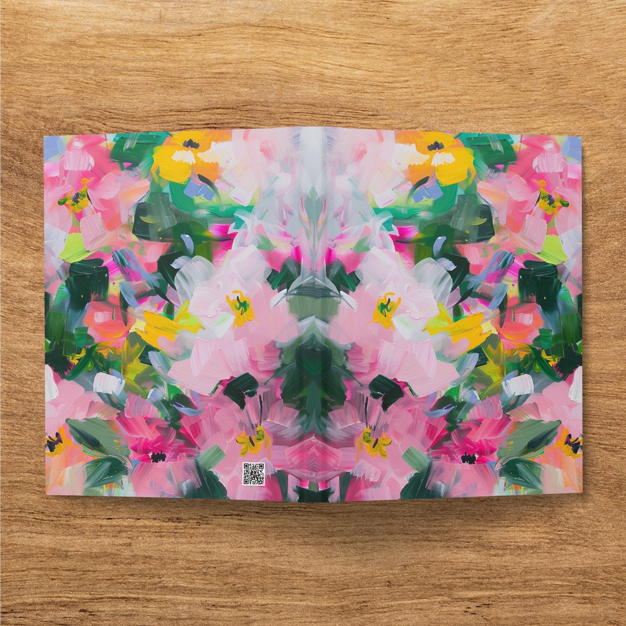 Floral Art Journal, Abstract Flower Notebook, Creative Writing Diary, Colorful Sketchbook, Gift for Artists, Blank Journal for Notes - Craig Michael Design