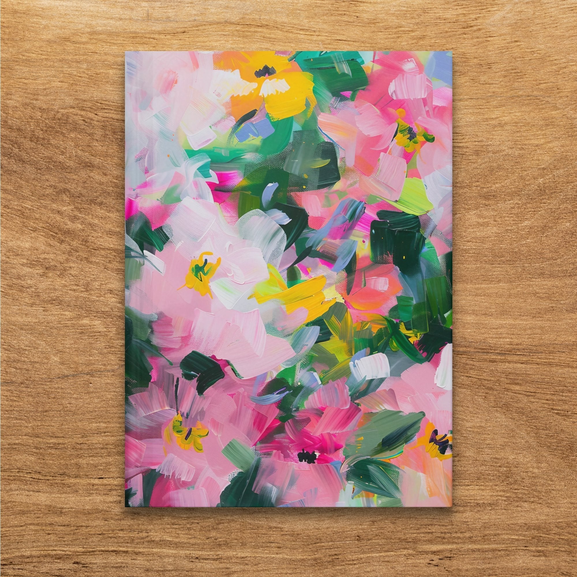 Floral Art Journal, Abstract Flower Notebook, Creative Writing Diary, Colorful Sketchbook, Gift for Artists, Blank Journal for Notes - Craig Michael Design