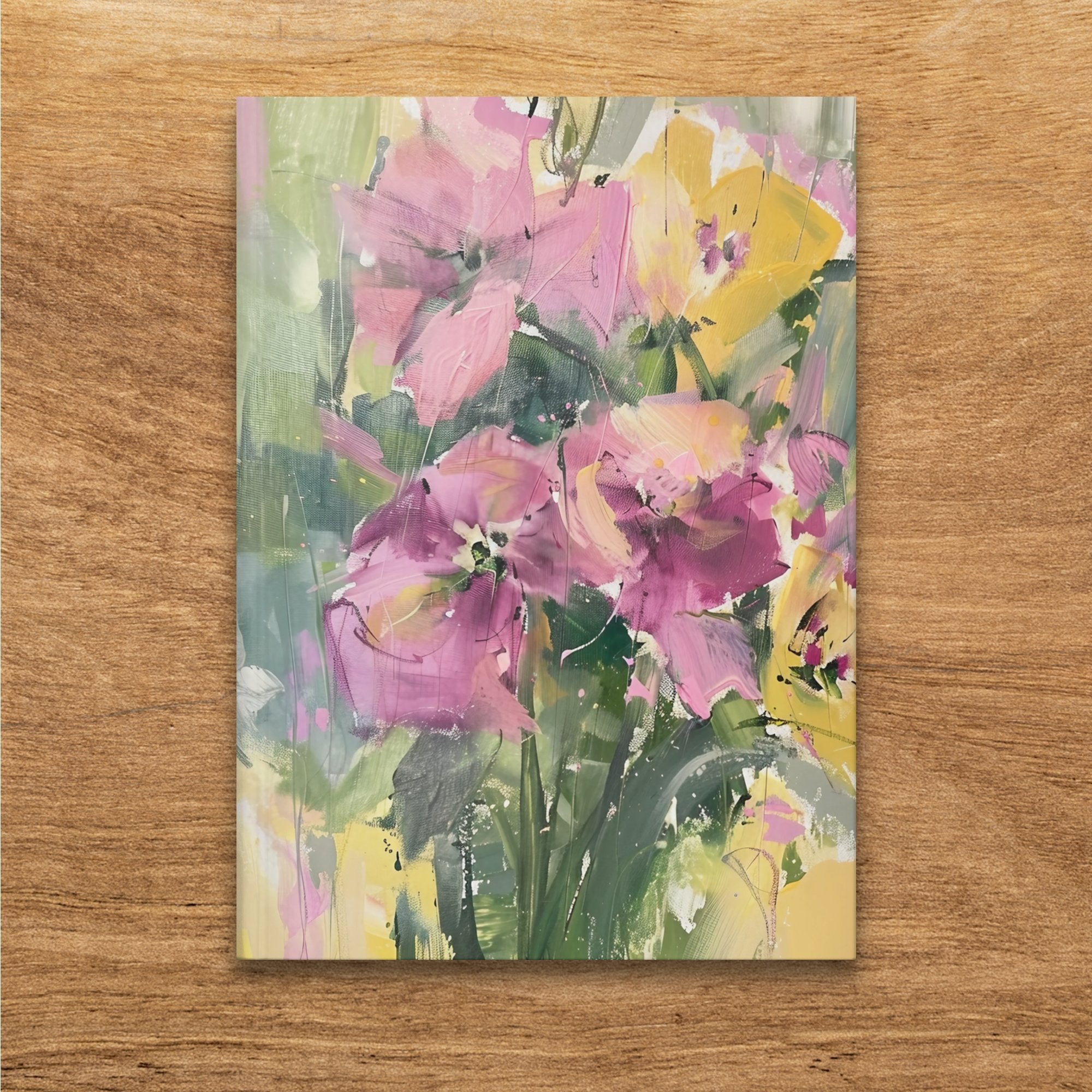 Floral Art Journal, Vibrant Flower Notebook, Artist Illustrated Diary, Creative Writing Journal, Colorful Sketchbook, Gift for Artists - Craig Michael Design