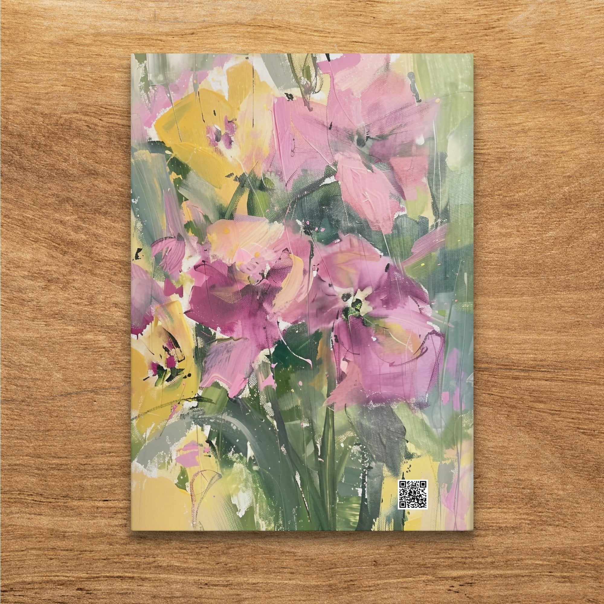 Floral Art Journal, Vibrant Flower Notebook, Artist Illustrated Diary, Creative Writing Journal, Colorful Sketchbook, Gift for Artists - Craig Michael Design