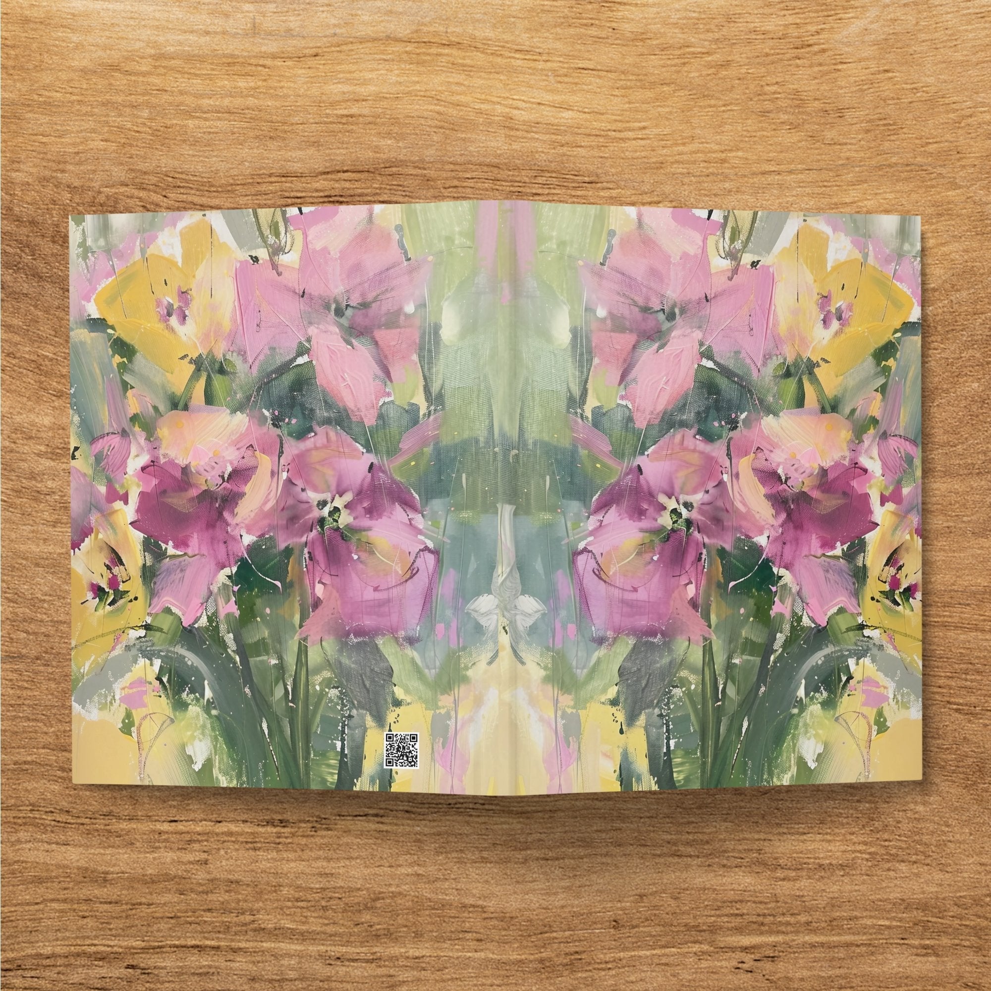 Floral Art Journal, Vibrant Flower Notebook, Artist Illustrated Diary, Creative Writing Journal, Colorful Sketchbook, Gift for Artists - Craig Michael Design