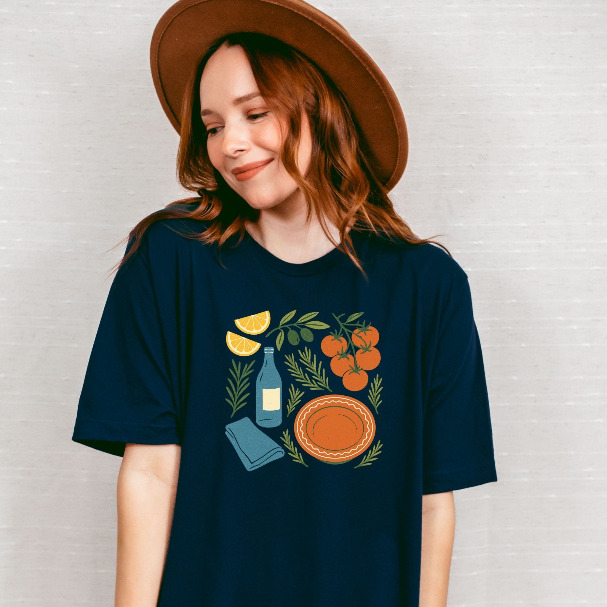 Fresh Ingredients T-Shirt, Rustic Kitchen Tee - Craig Michael Design