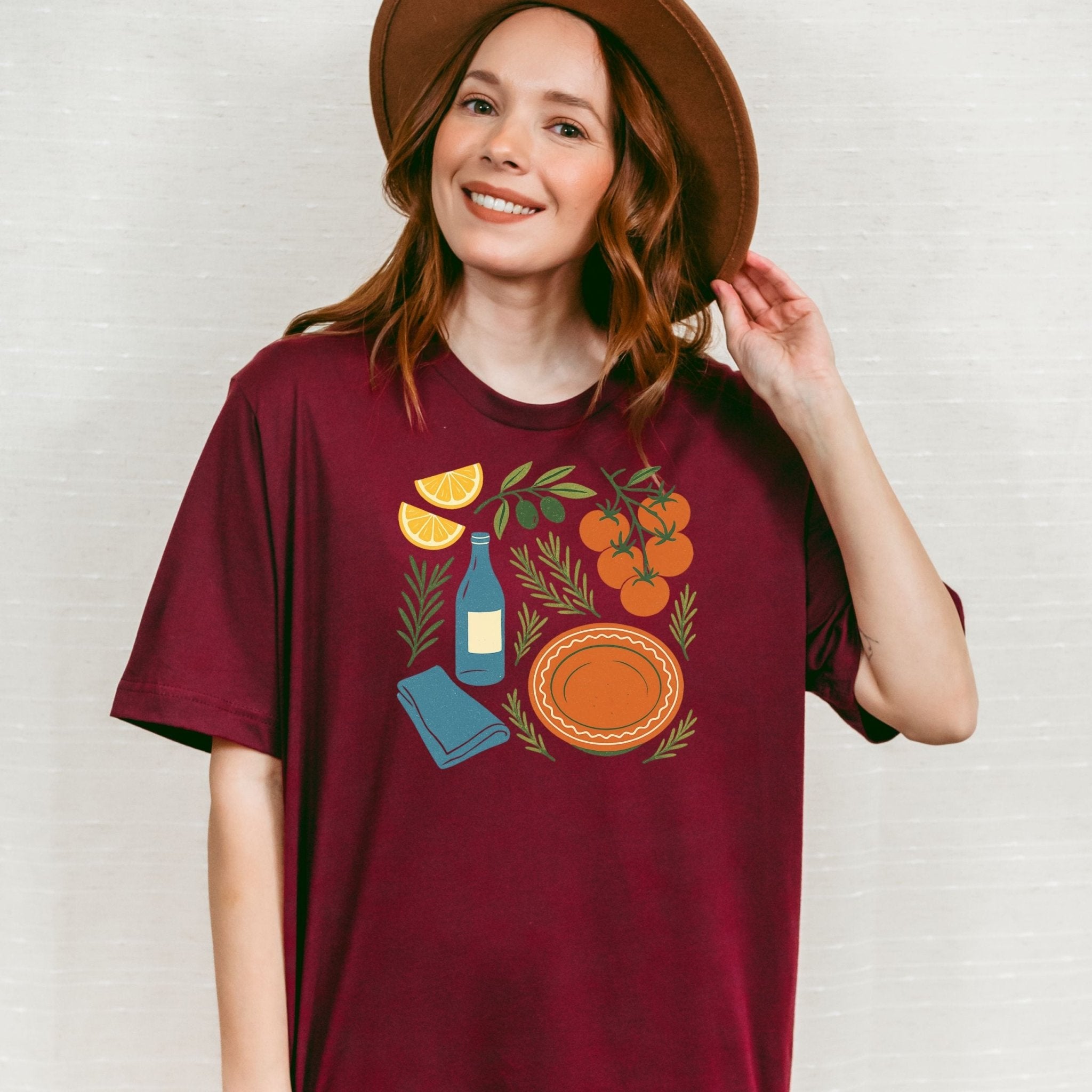 Fresh Ingredients T-Shirt, Rustic Kitchen Tee - Craig Michael Design