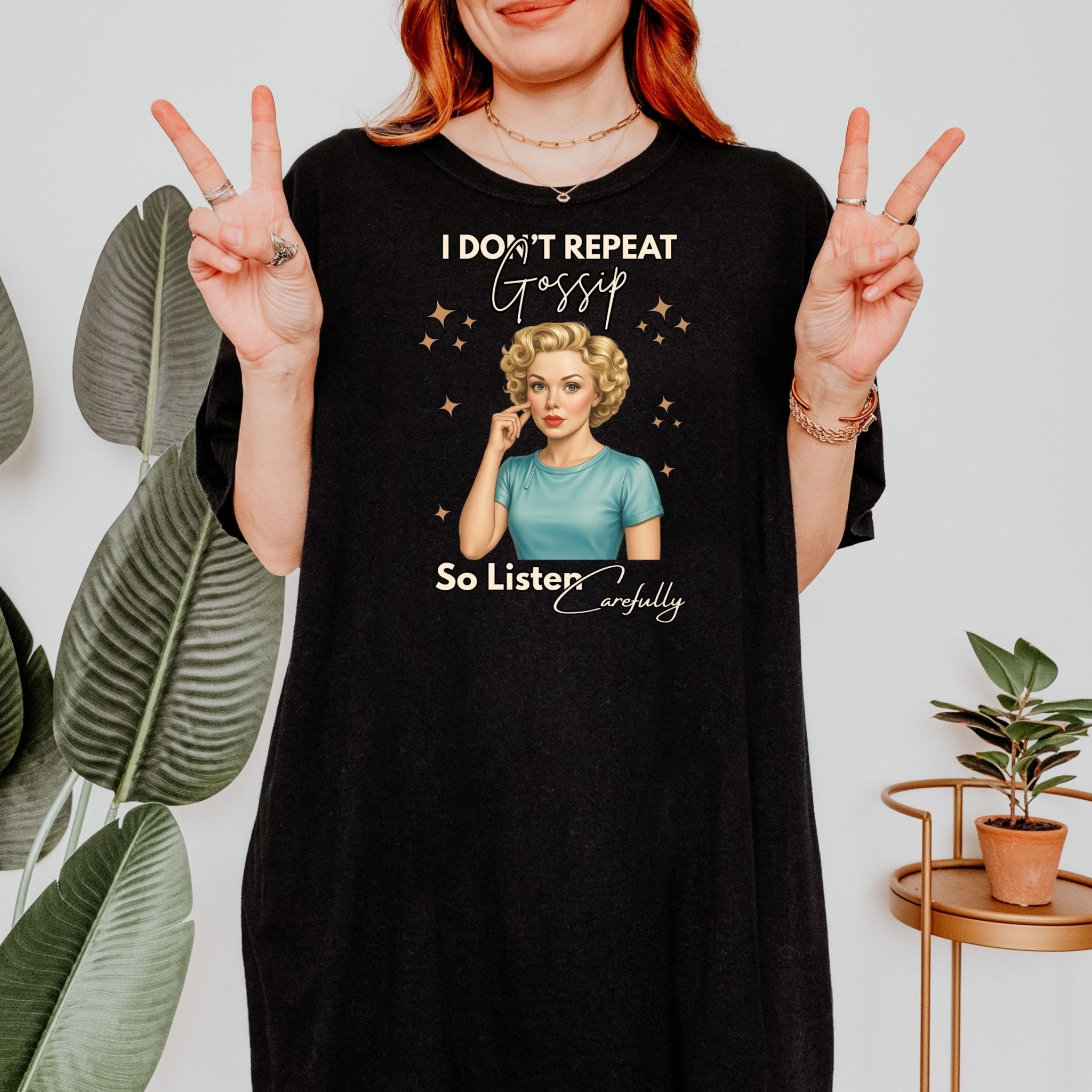 Funny Retro Women’s T-Shirt, Vintage Pin - Up Graphic Tee - Craig Michael Design