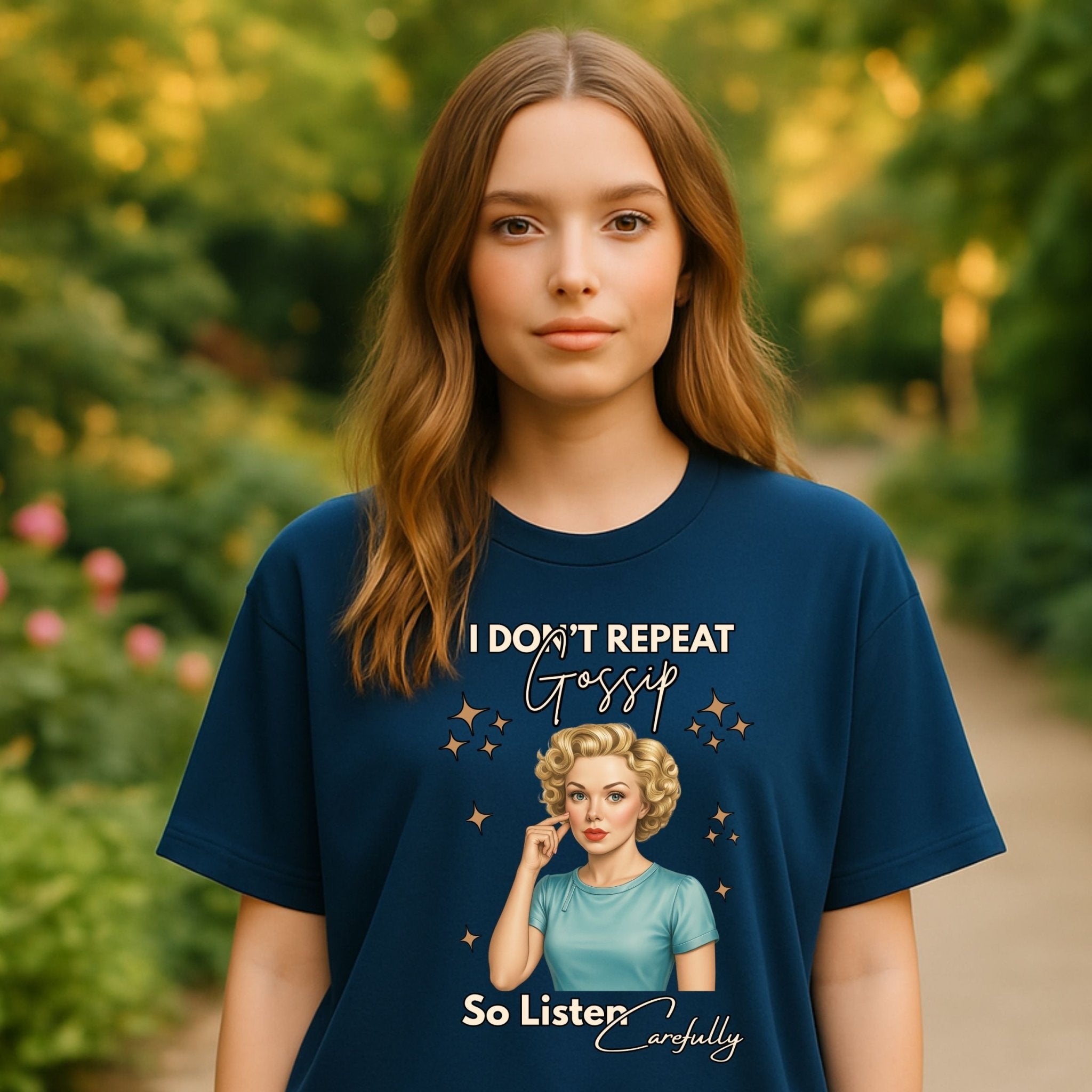 Funny Retro Women’s T-Shirt, Vintage Pin - Up Graphic Tee - Craig Michael Design