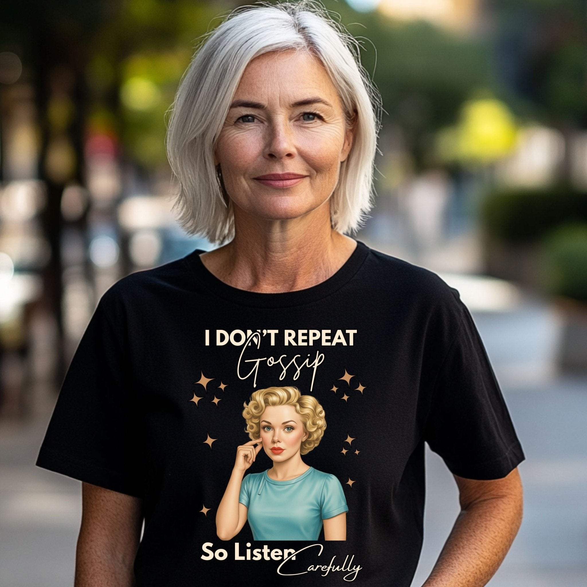 Funny Retro Women’s T-Shirt, Vintage Pin - Up Graphic Tee - Craig Michael Design