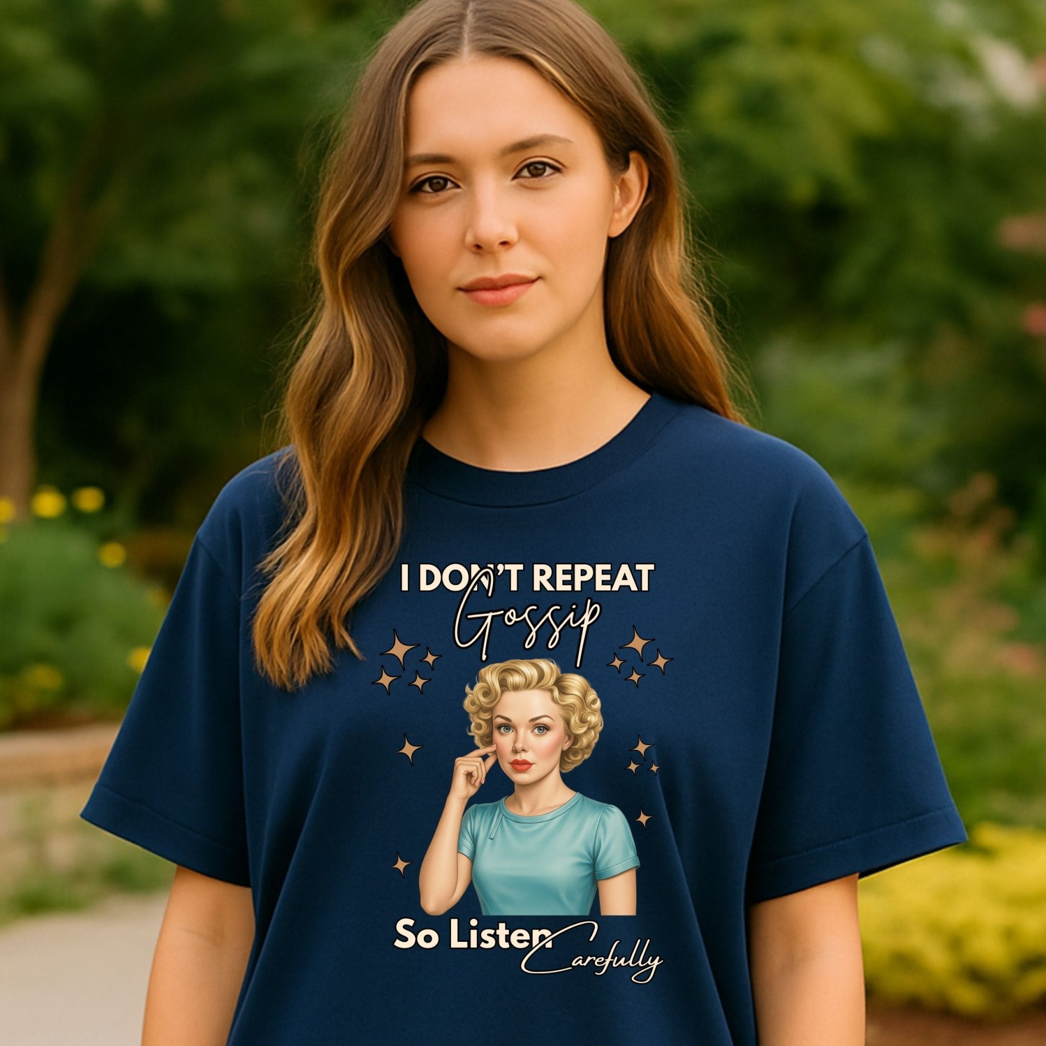 Funny Retro Women’s T-Shirt, Vintage Pin - Up Graphic Tee - Craig Michael Design