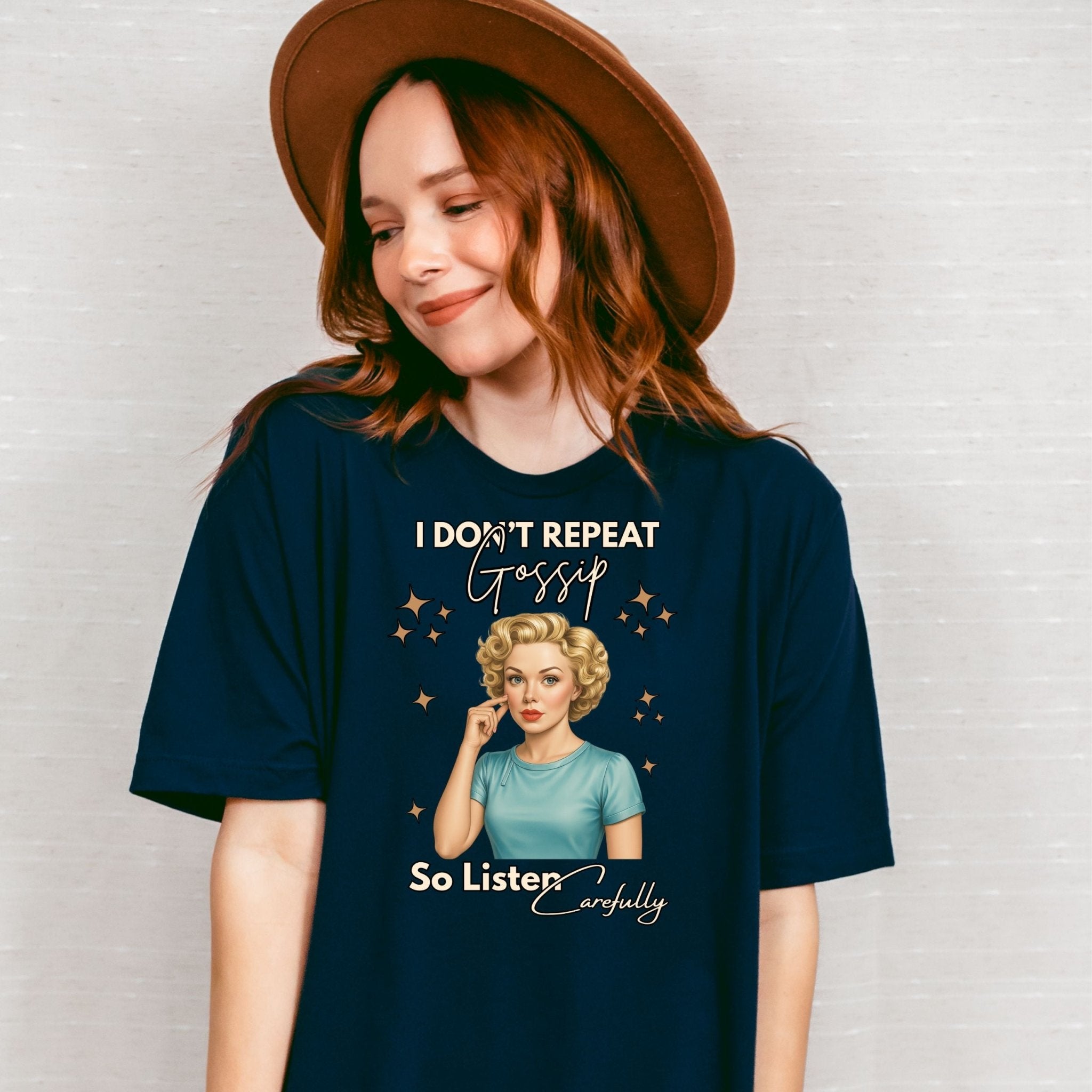 Funny Retro Women’s T-Shirt, Vintage Pin - Up Graphic Tee - Craig Michael Design