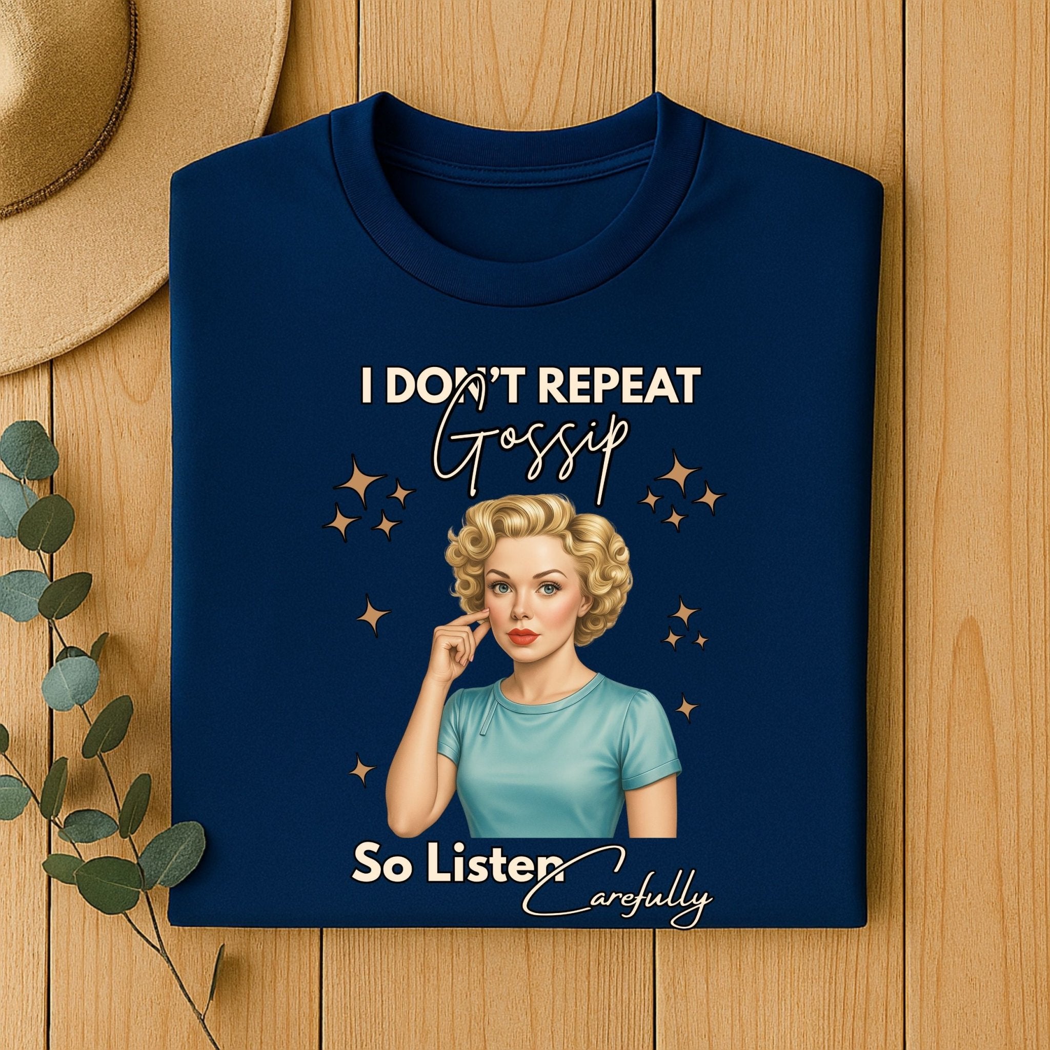 Funny Retro Women’s T-Shirt, Vintage Pin - Up Graphic Tee - Craig Michael Design