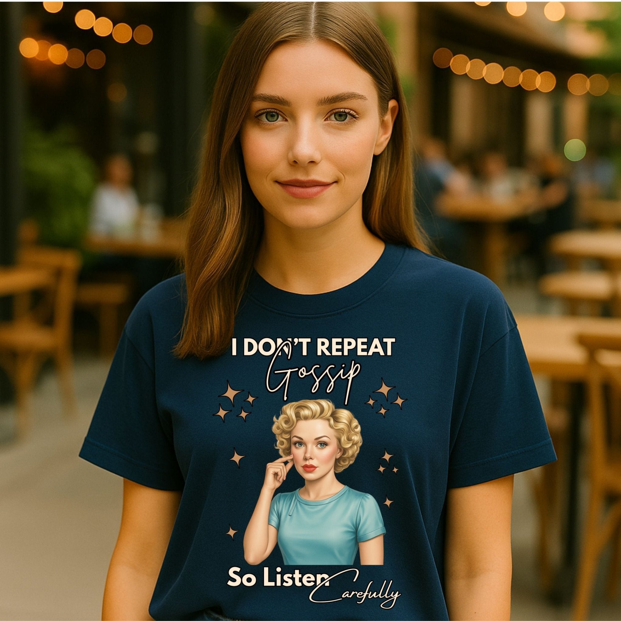 Funny Retro Women’s T-Shirt, Vintage Pin - Up Graphic Tee - Craig Michael Design