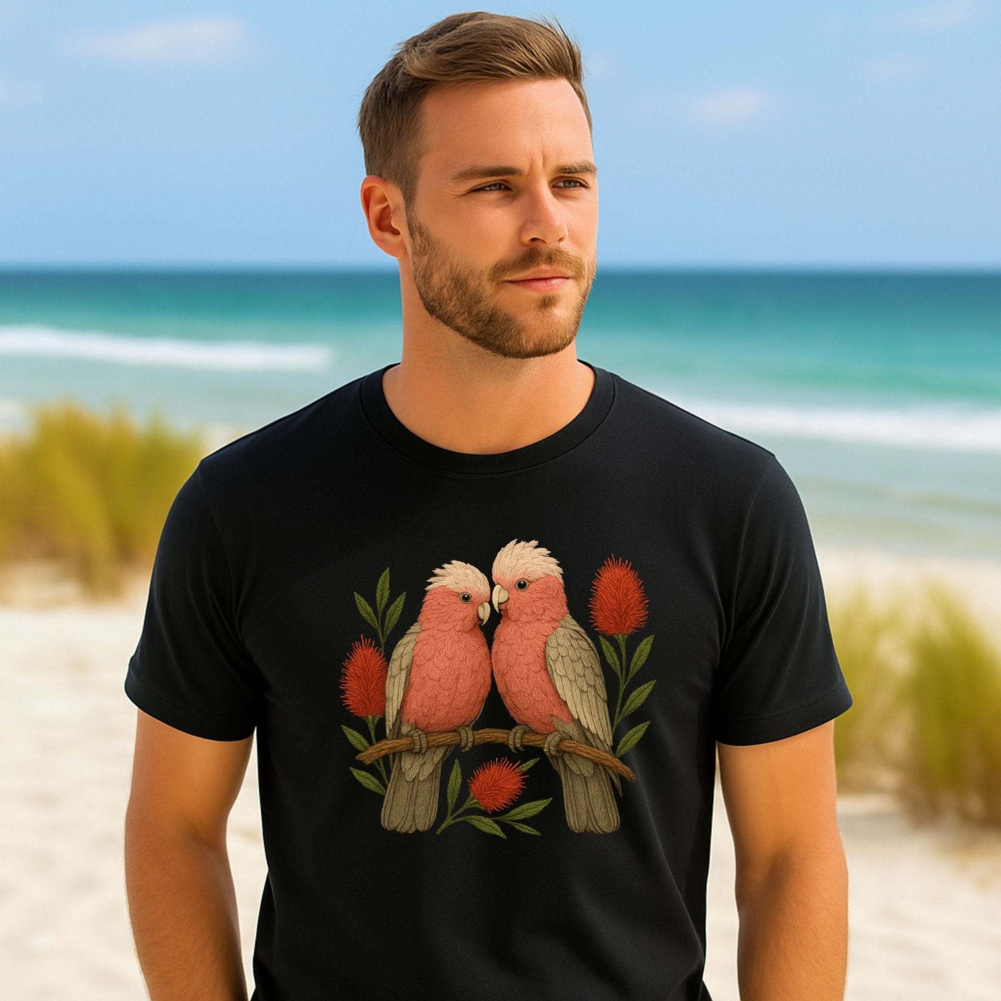 Galah T-Shirt – Australian Native Bird Collection - Craig Michael Design