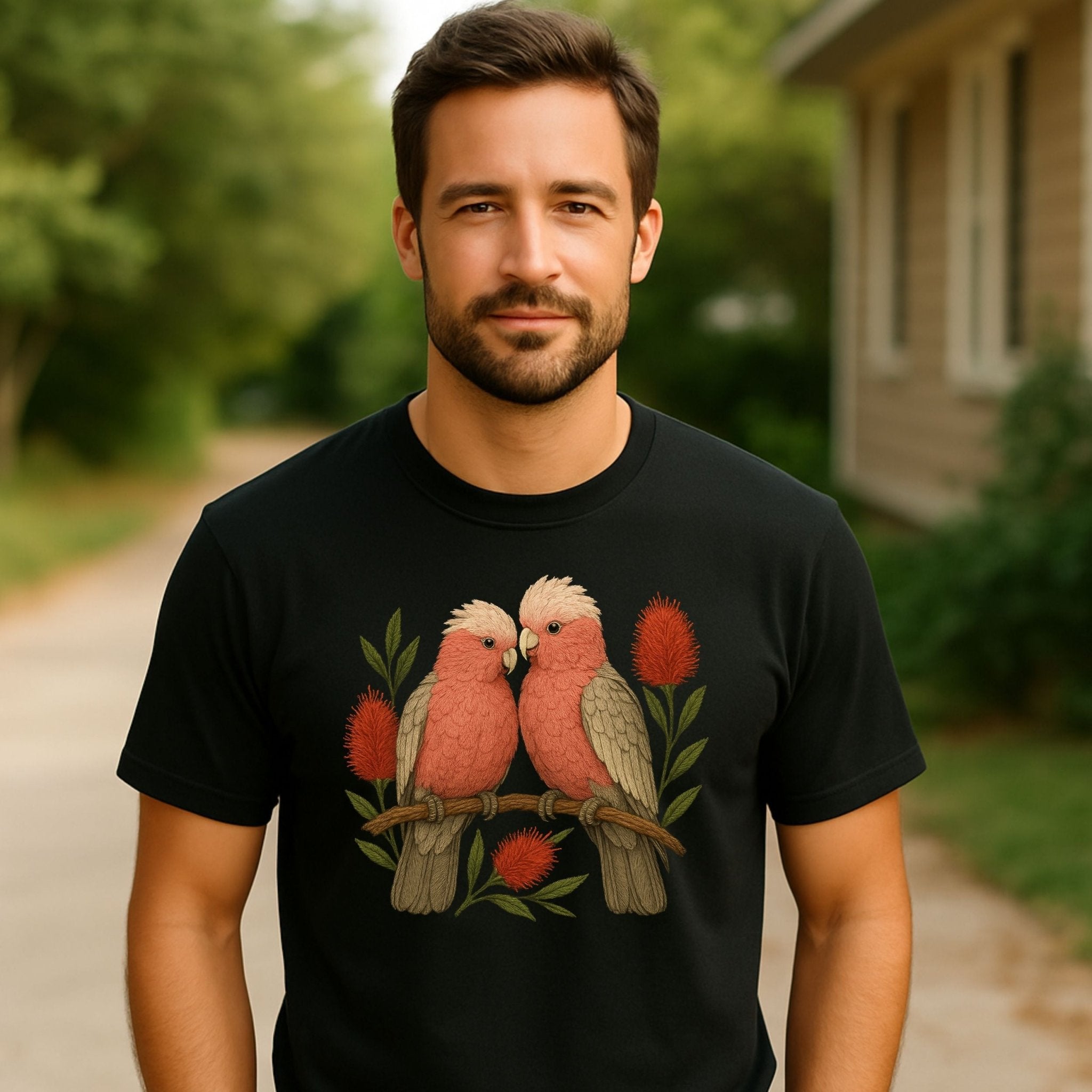Galah T-Shirt – Australian Native Bird Collection - Craig Michael Design