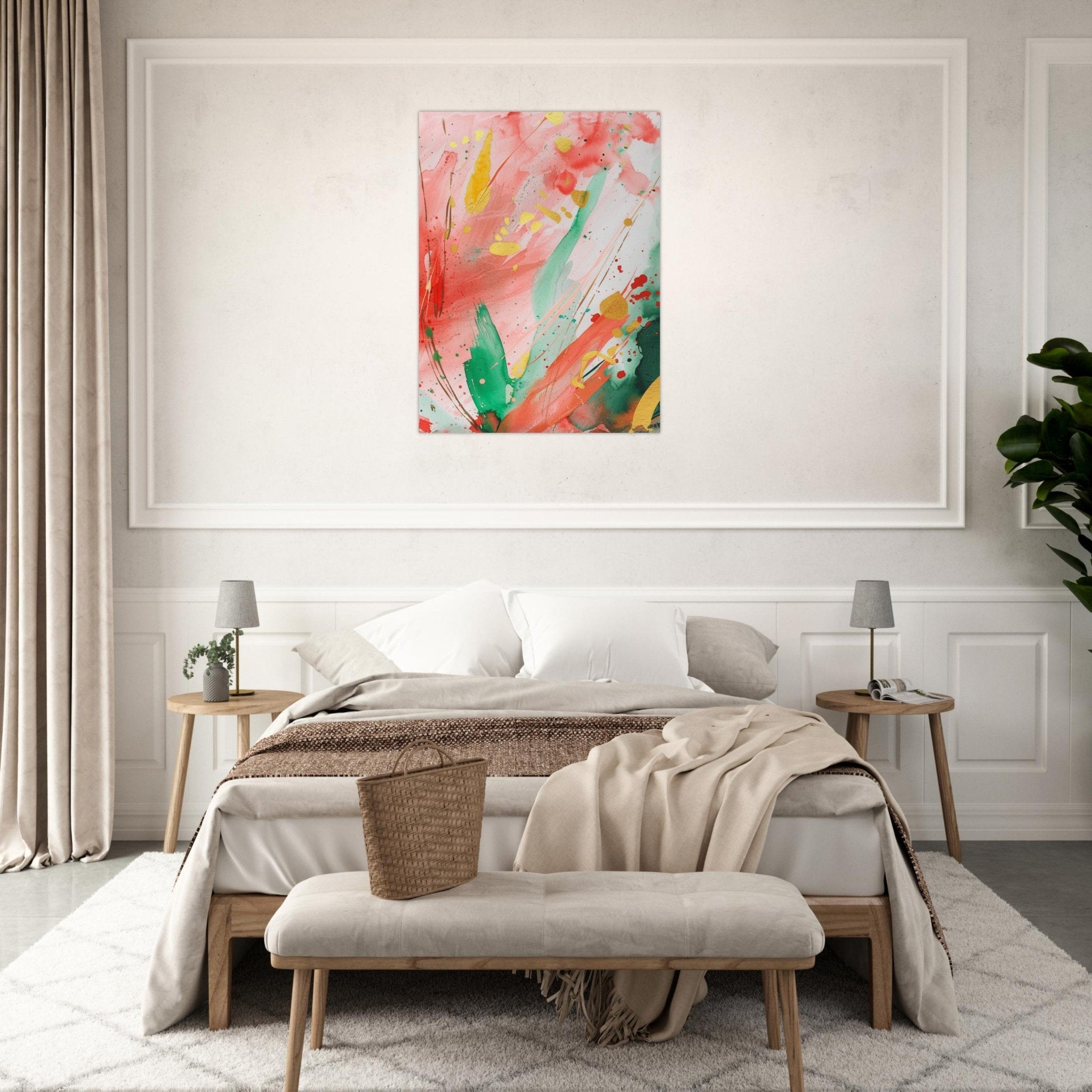Gentle Breeze, Watercolour and Pastel Art Print, Home Art, Elegant Art, Minimalist Art, Office Decor, Art Gift, Nursery Art, Bedroom Art, Housewarming Gift - Craig Michael Design