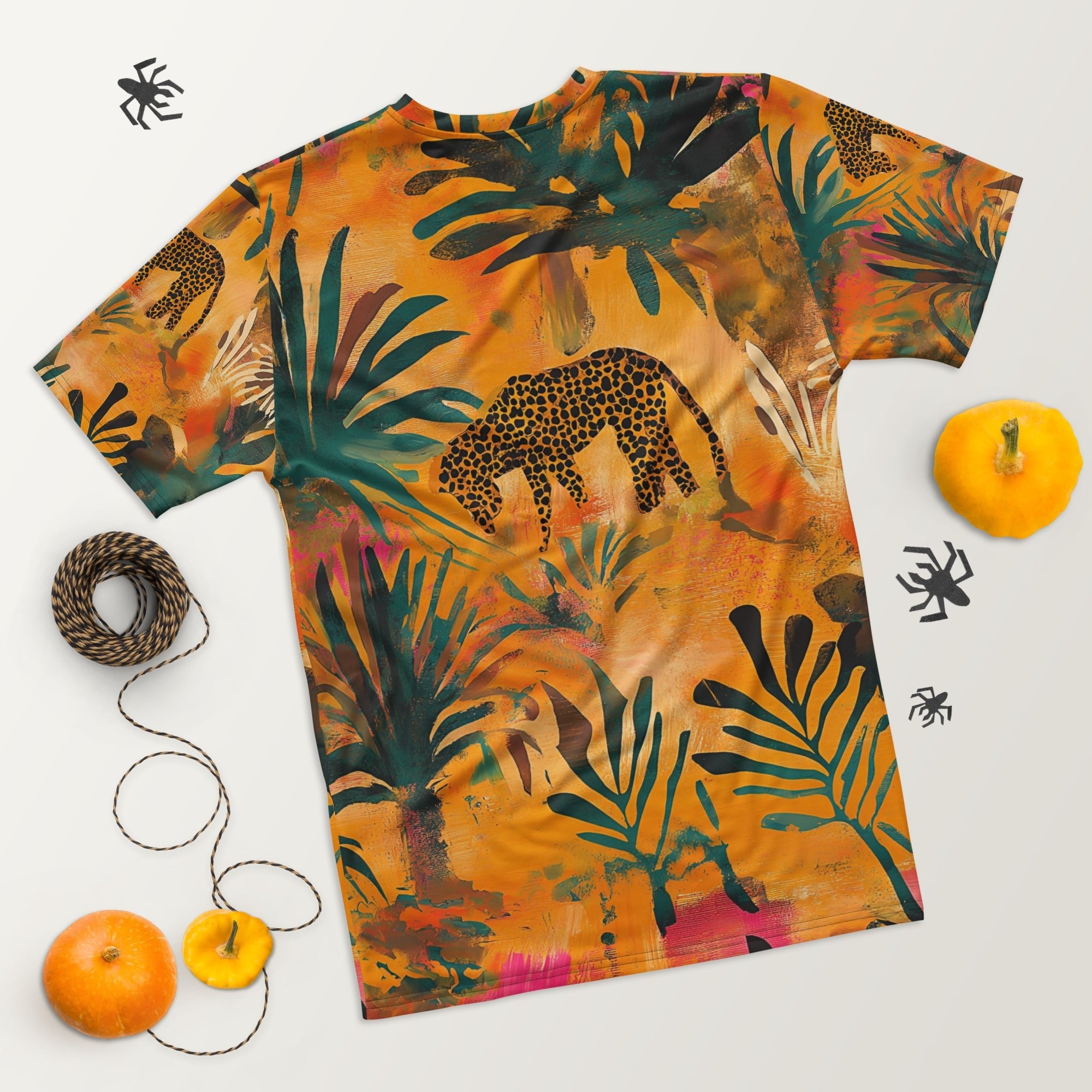 Golden Safari All - Over Print T-Shirt – African Jungle & Wildlife Art - Craig Michael Design