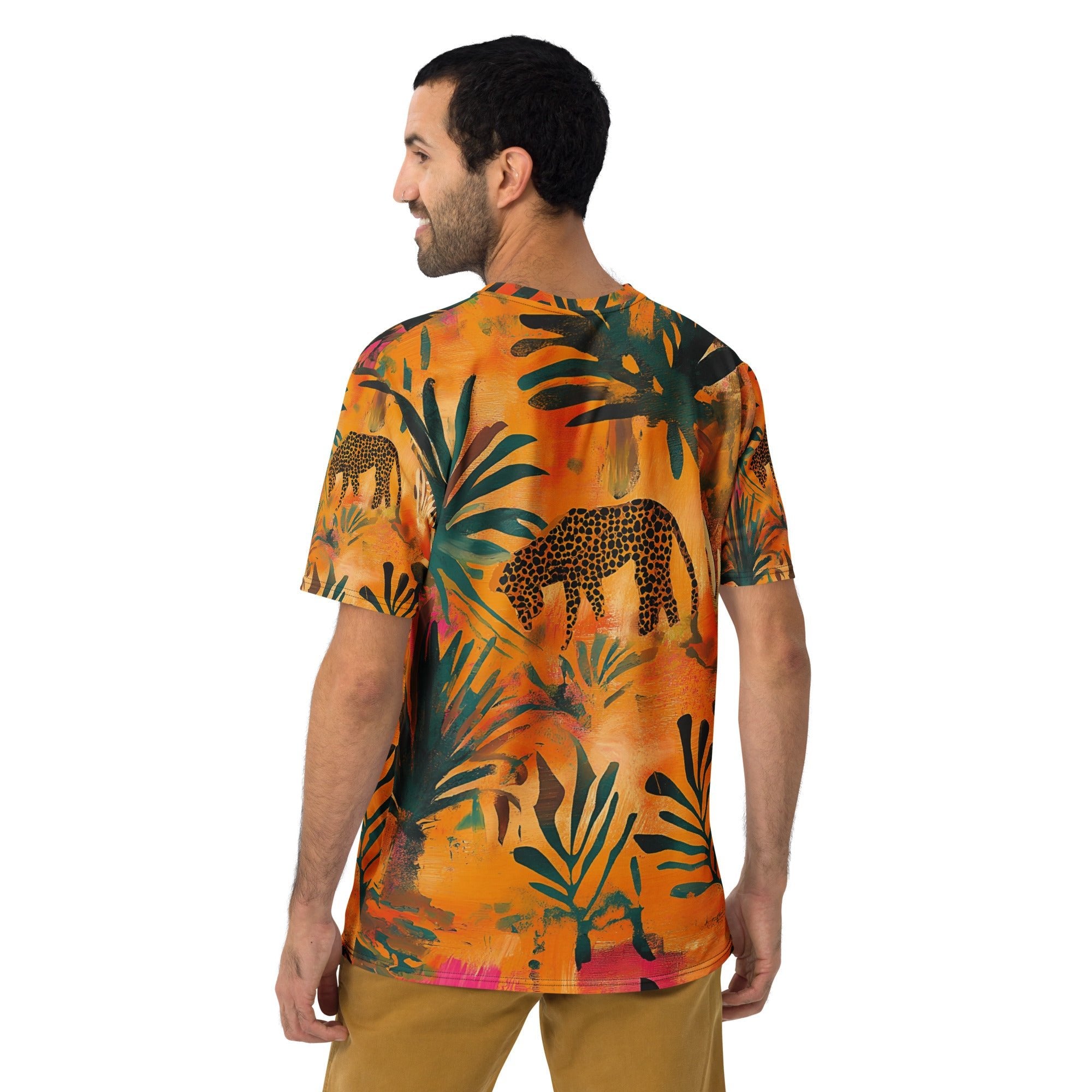 Golden Safari All - Over Print T-Shirt – African Jungle & Wildlife Art - Craig Michael Design