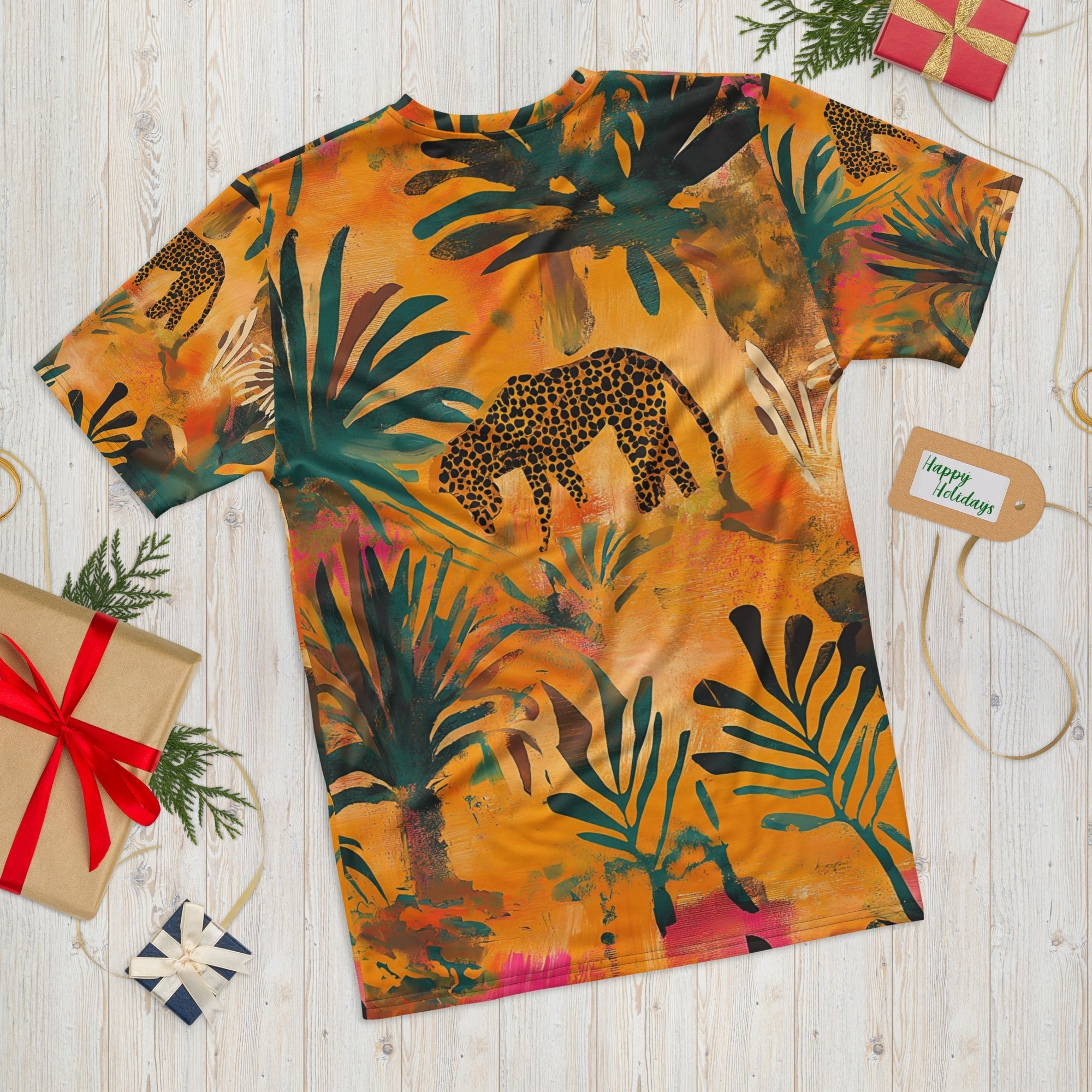 Golden Safari All - Over Print T-Shirt – African Jungle & Wildlife Art - Craig Michael Design