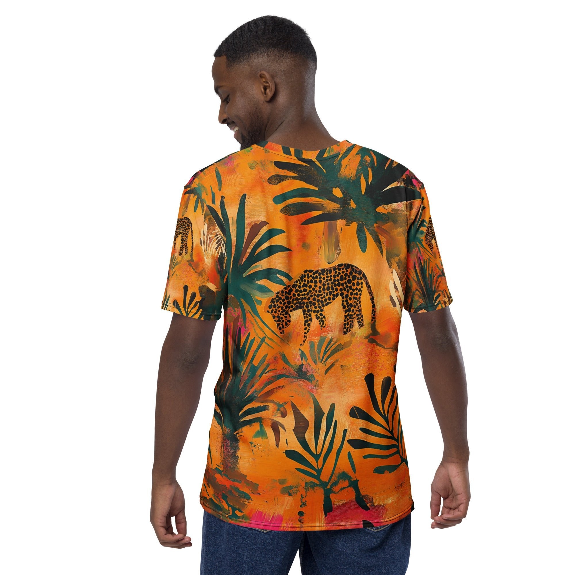 Golden Safari All - Over Print T-Shirt – African Jungle & Wildlife Art - Craig Michael Design