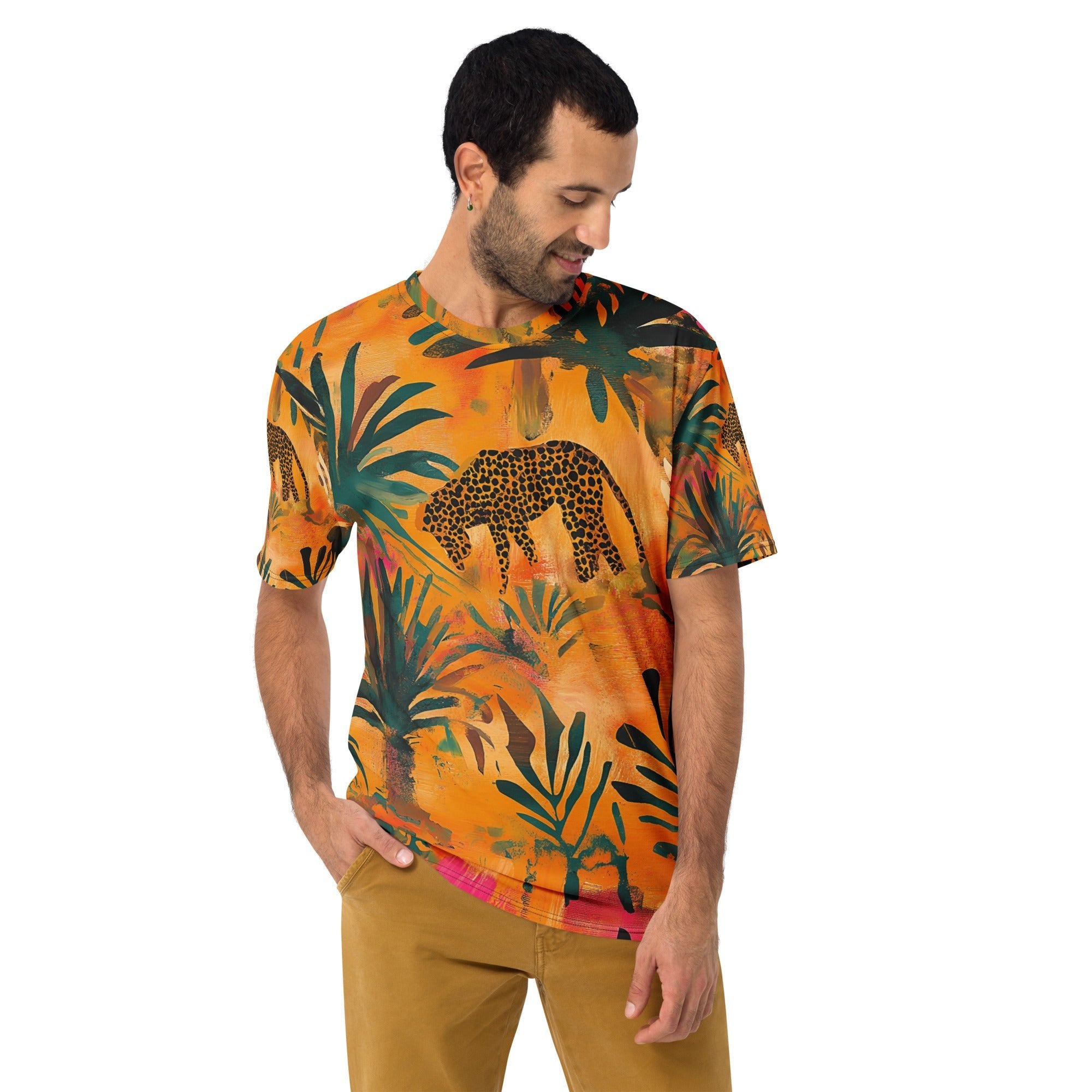Golden Safari All - Over Print T-Shirt – African Jungle & Wildlife Art - Craig Michael Design